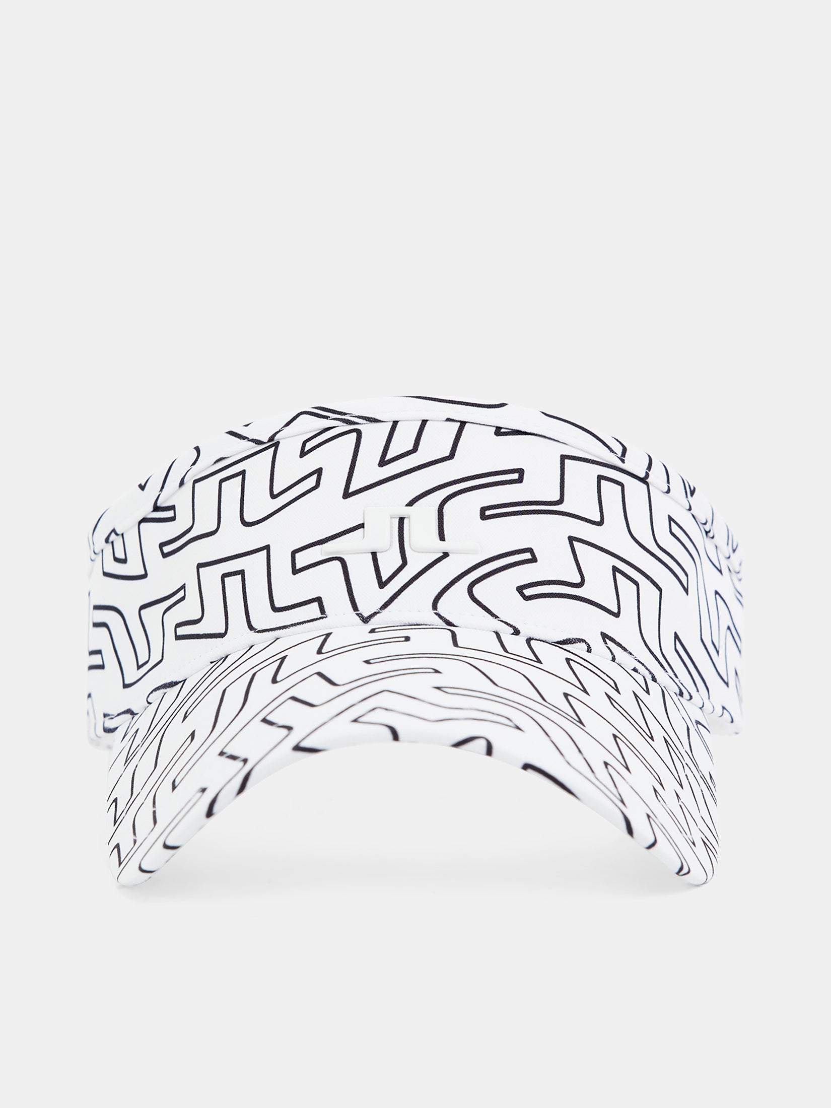 Samir Print Visor / White Outline Bridge Swirl