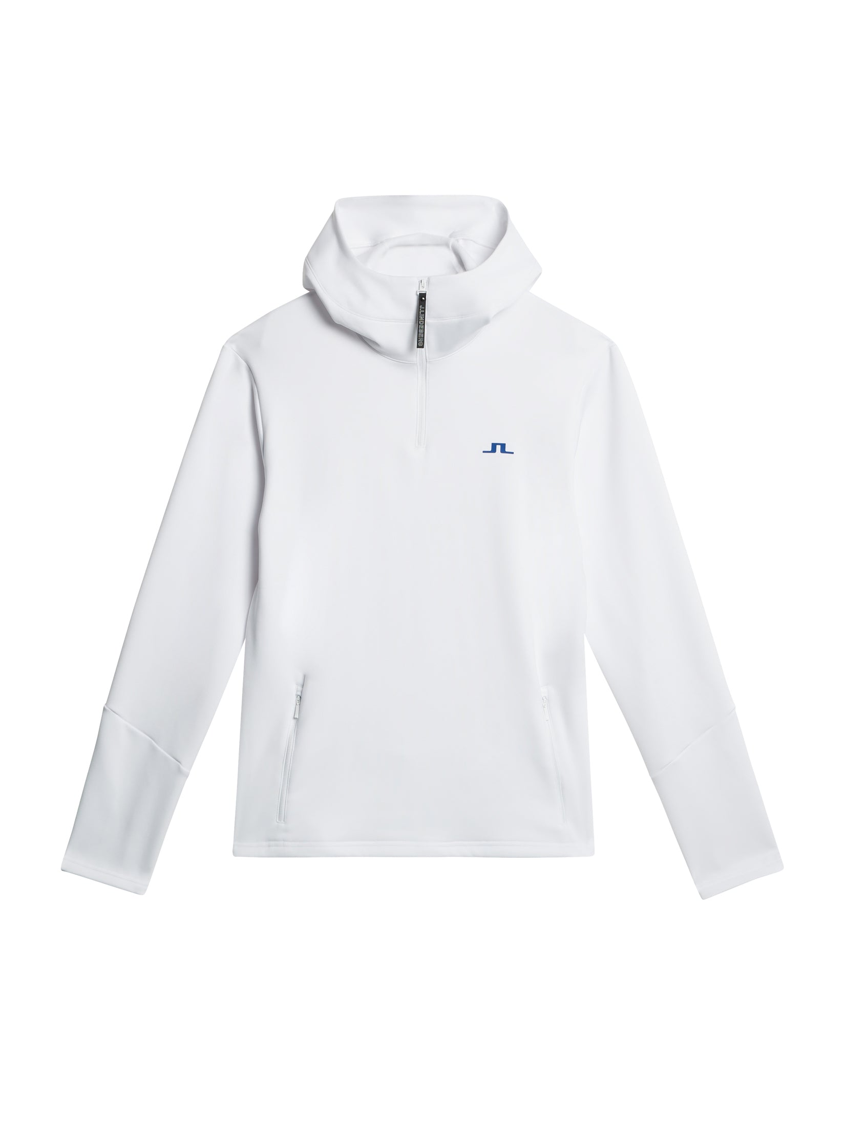 White quarter sale zip hoodie