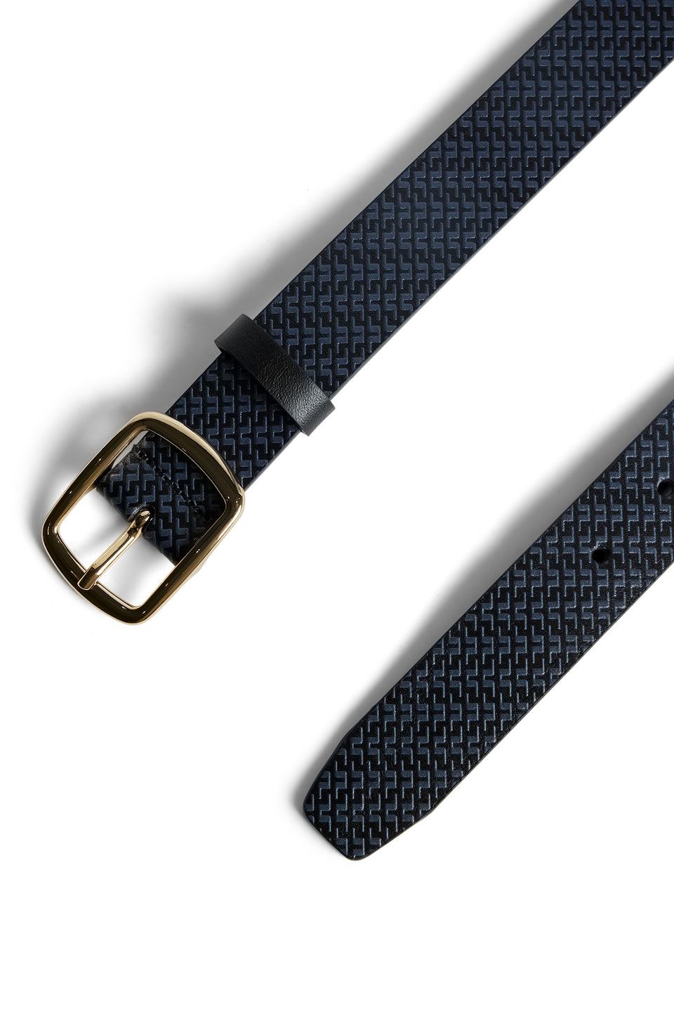 Bibbi Leather Belt / Bias Bridge Black