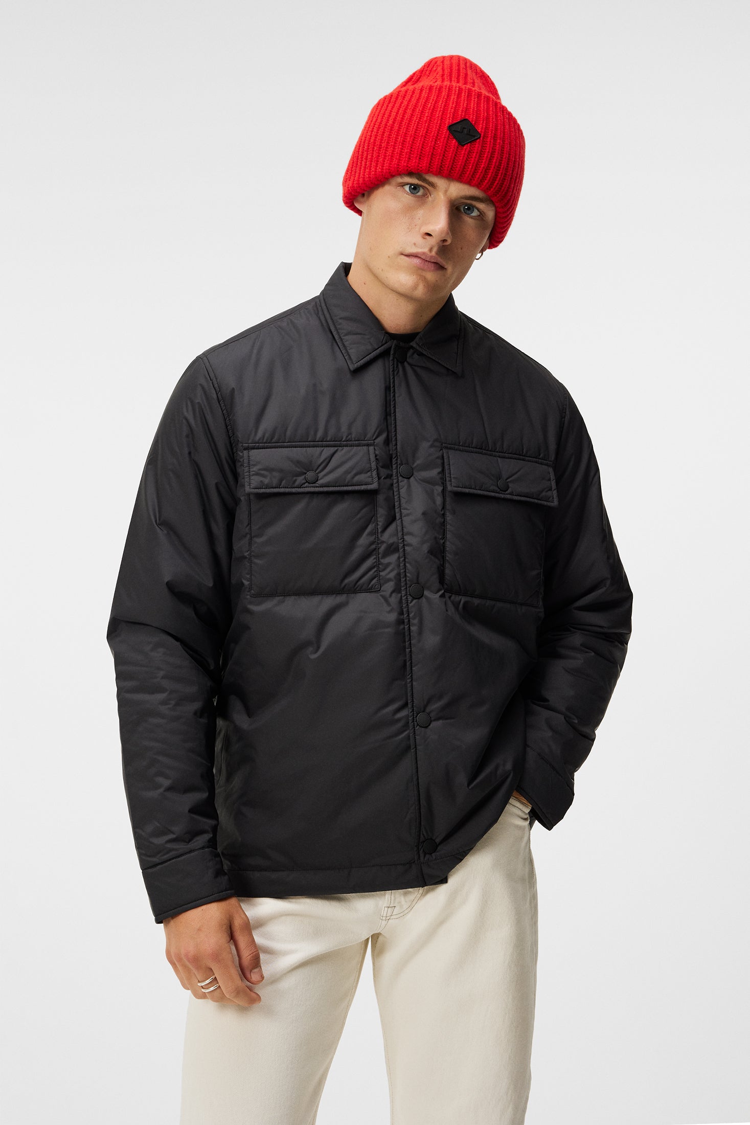 Mens shop padded overshirt