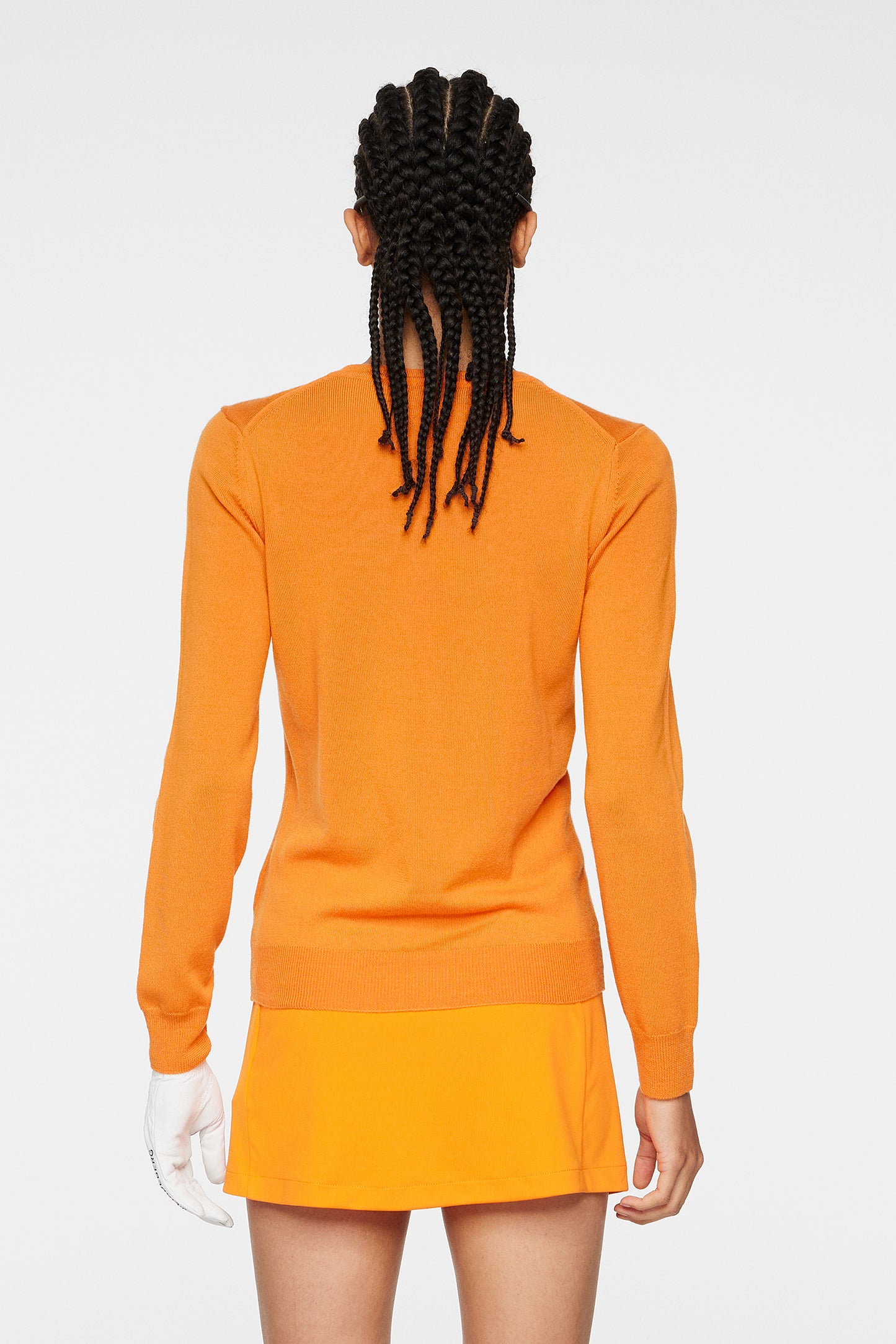 Amaya Knitted Sweater / Persimmon Orange