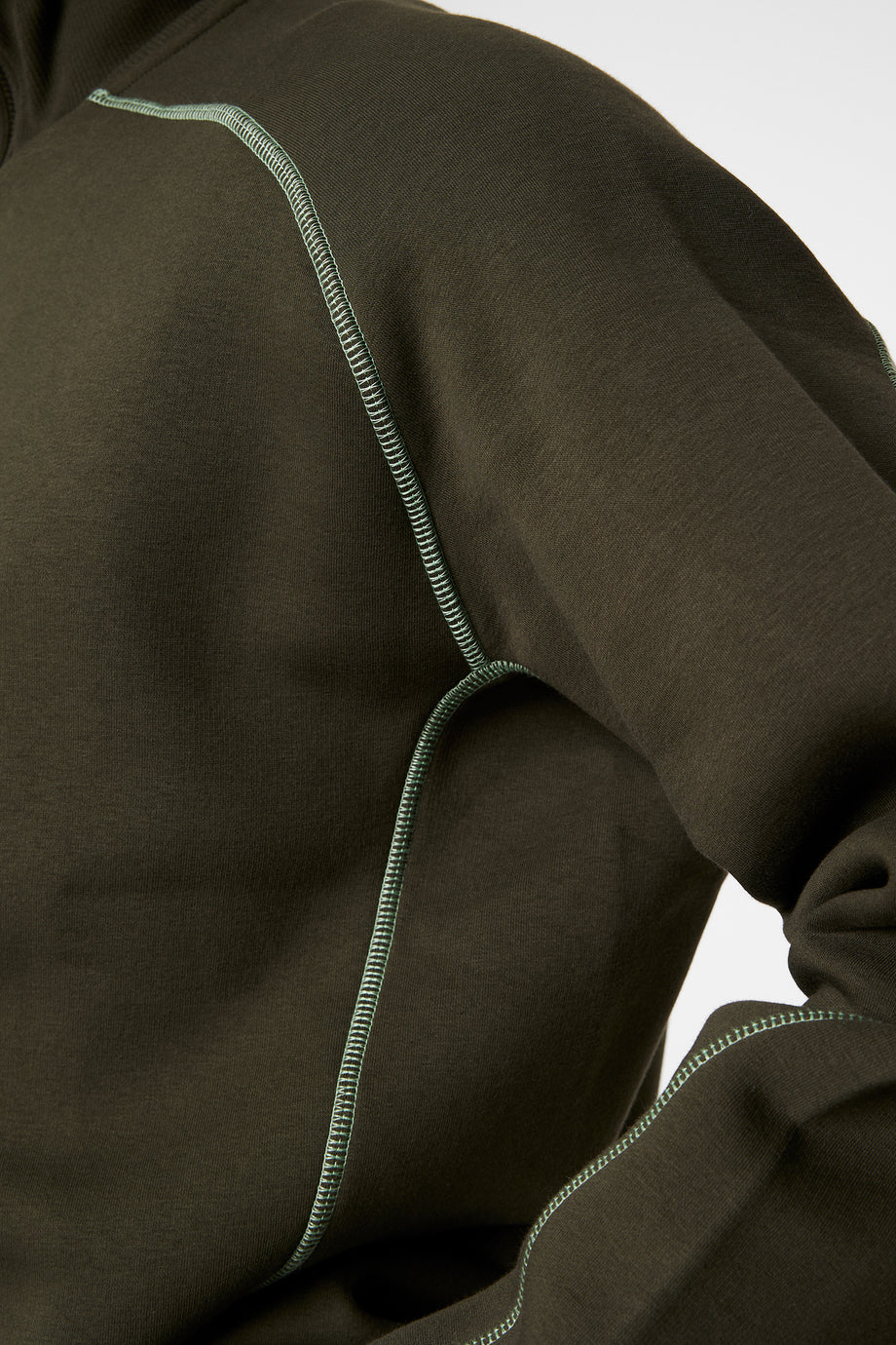 Canter Quarter Zip Sweat / Forest Green