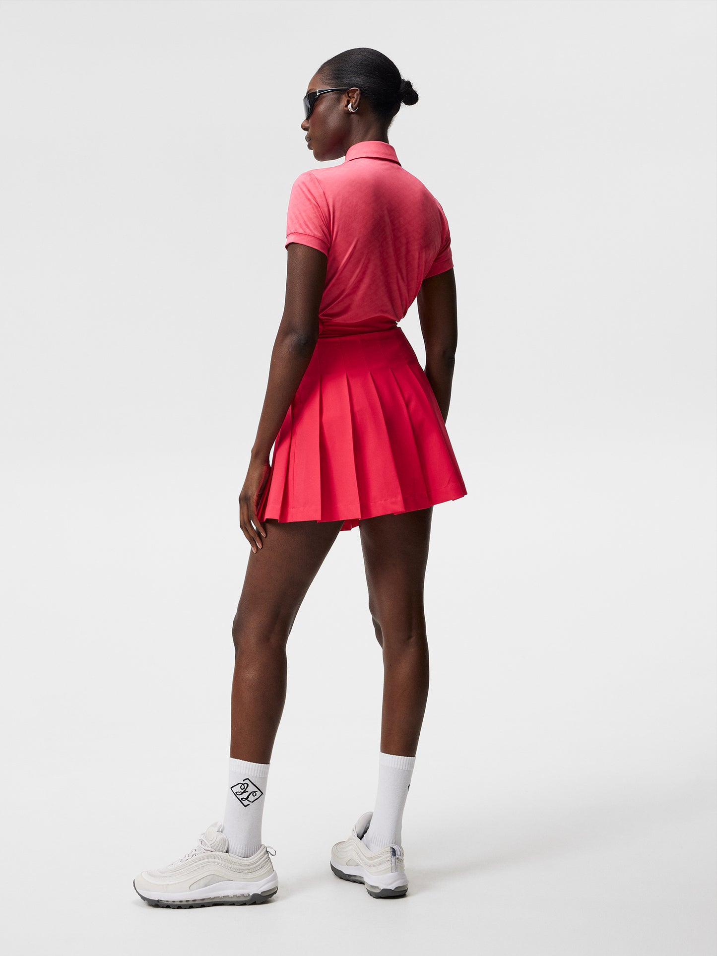 Alaya Jacquard Polo / Azalea – J.Lindeberg