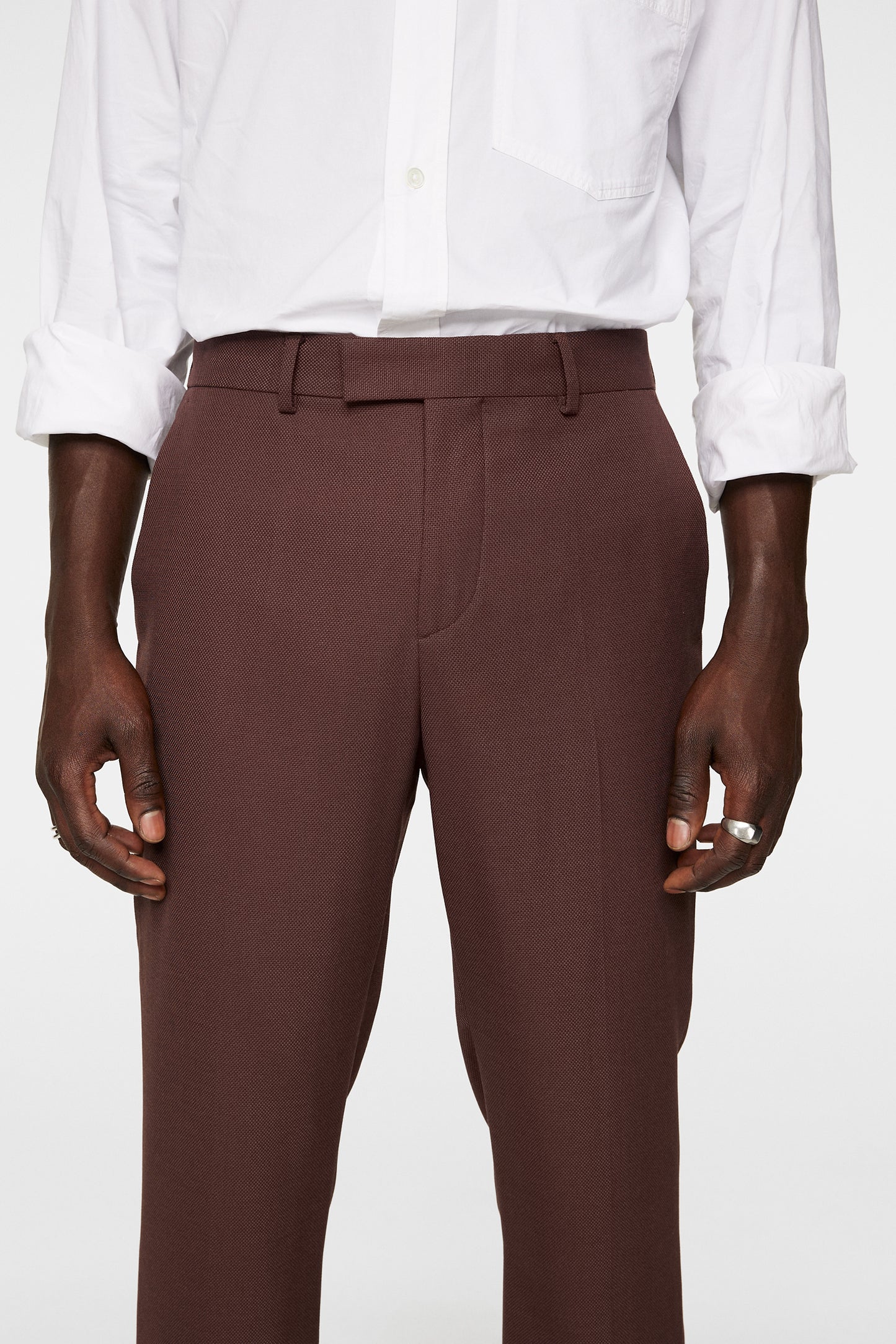 Lois Active Hopsack Pants / Bitter Chocolate