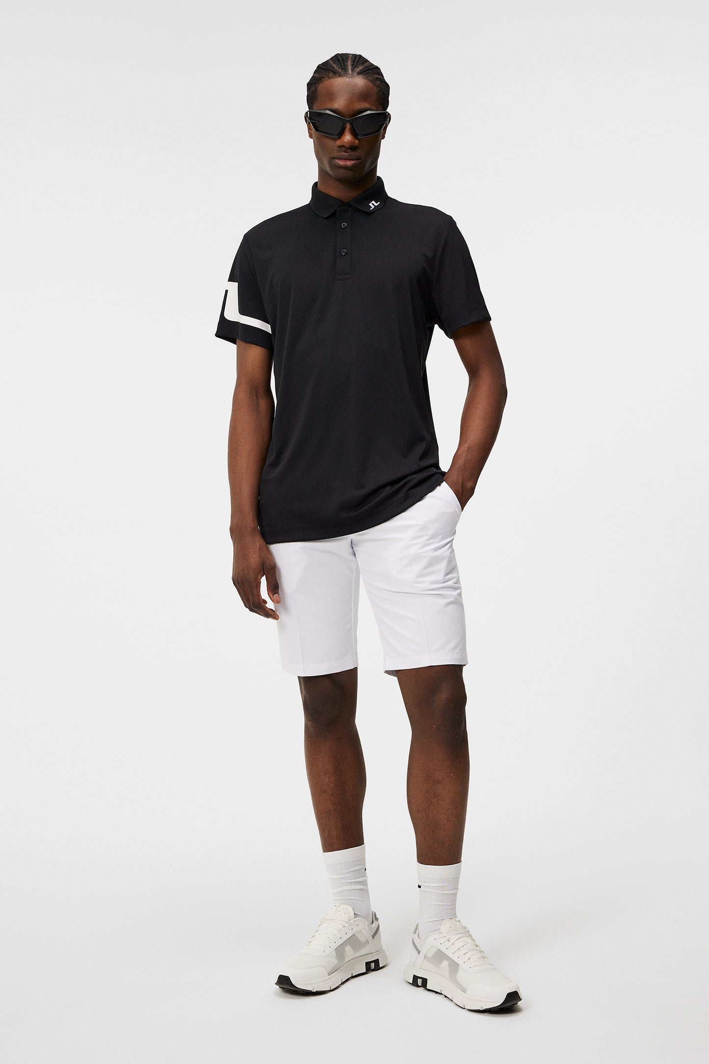 Heath Regular Fit Golf Polo / Black