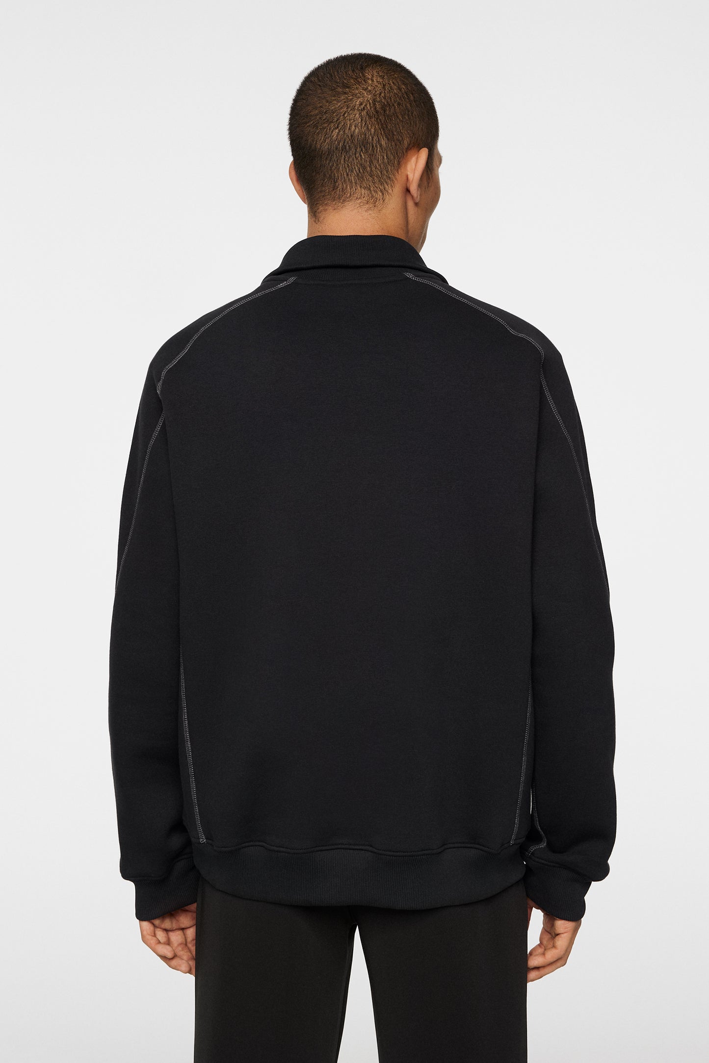 Canter Quarter Zip Sweat / Black