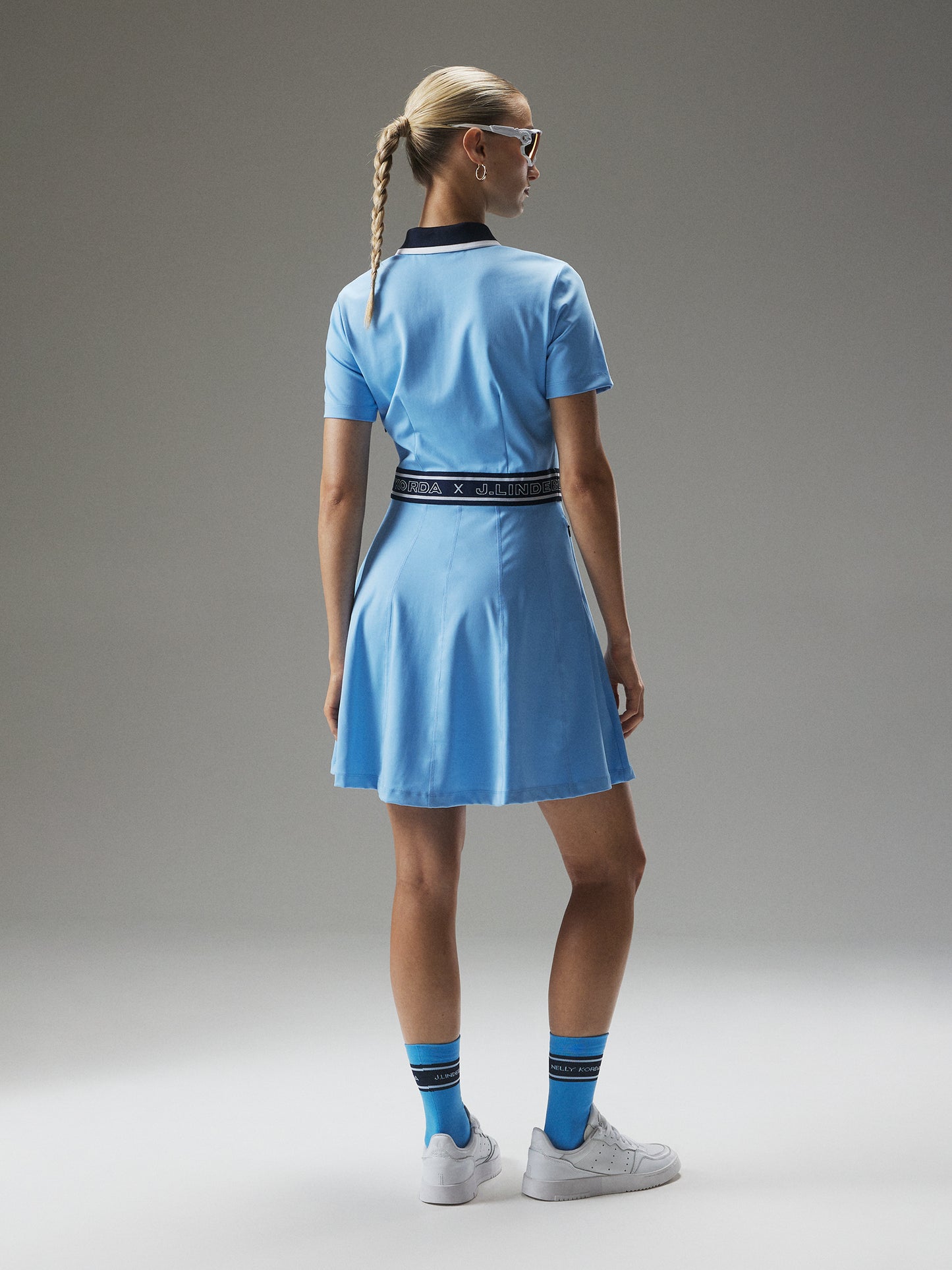 NK Golf Shirt Dress / Little Boy Blue