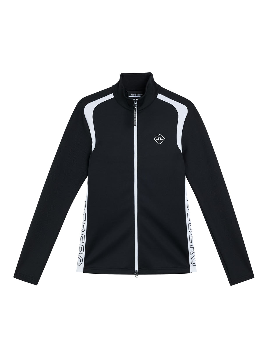 Solar Full Zip Mid Layer / Black