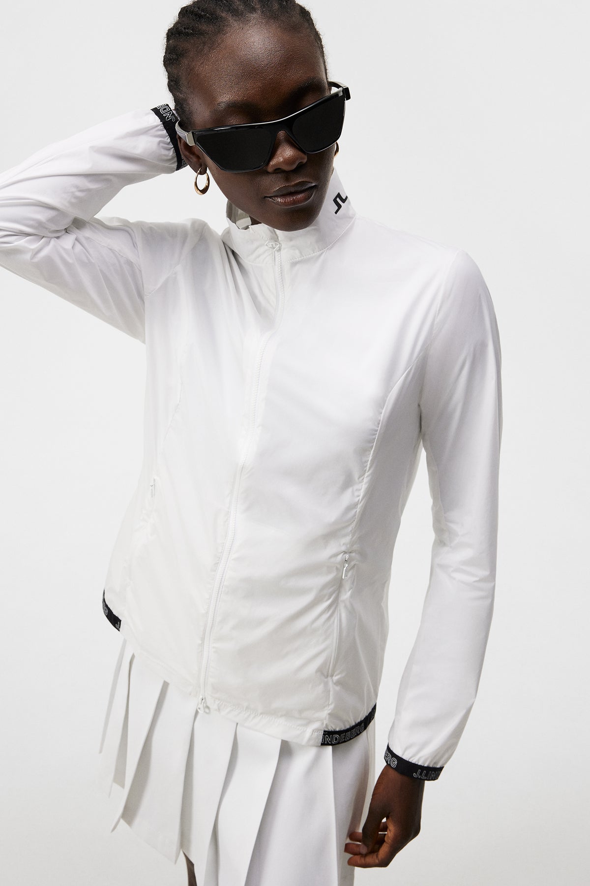 Tenley Jacket / White – J.Lindeberg