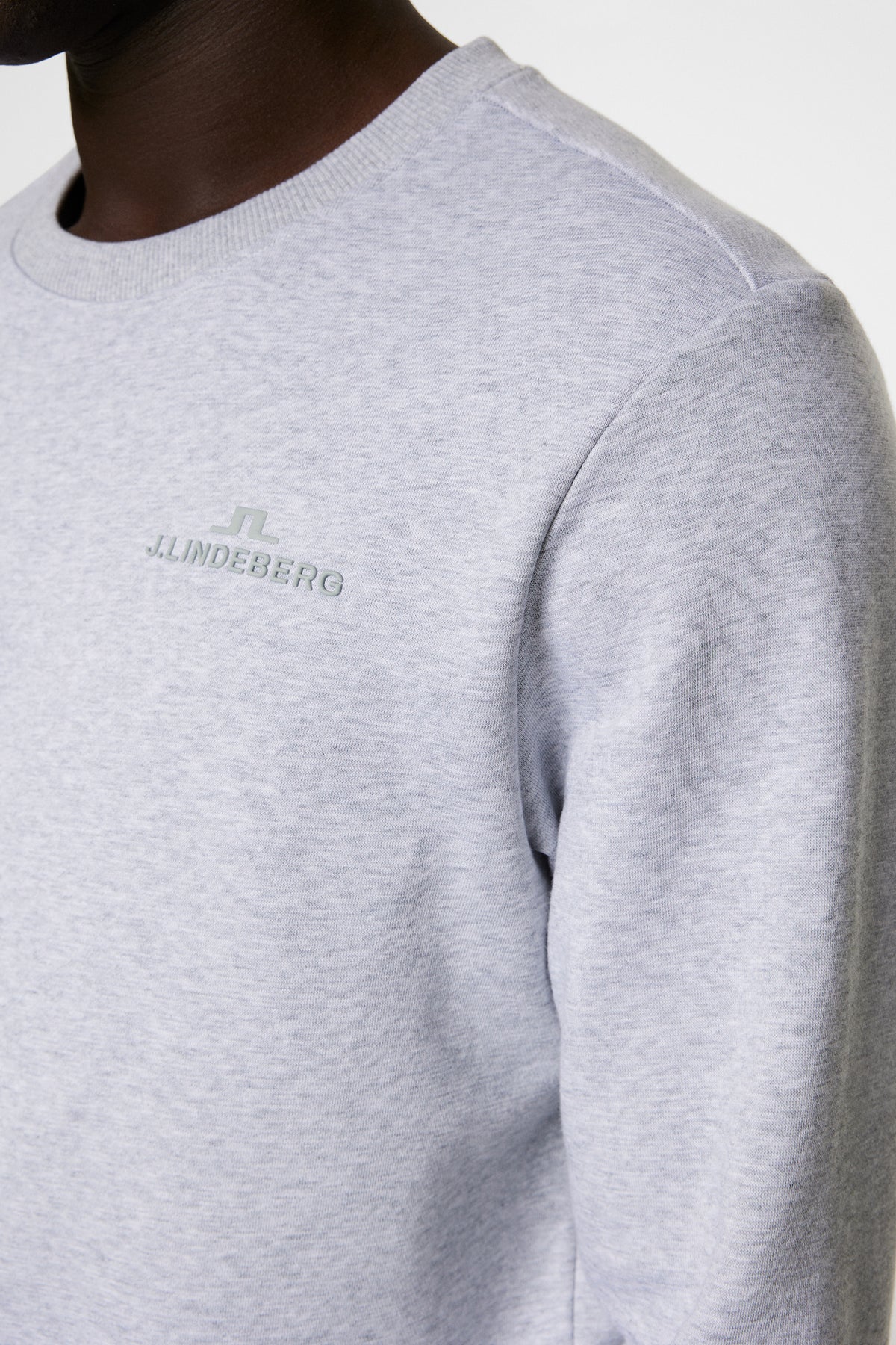 Alpha Crew Neck / Light Grey Melange