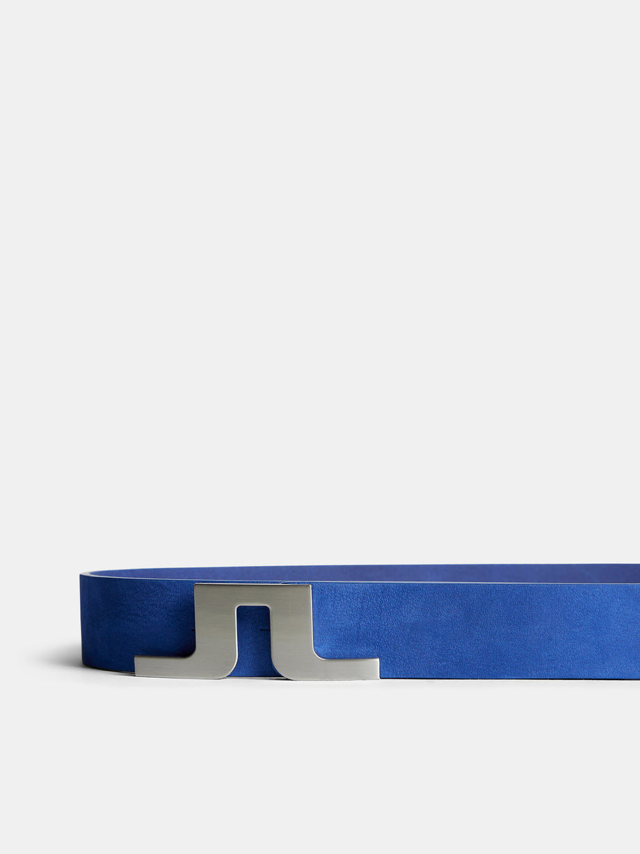 Bridger Nubuck Leather Belt / Clematis Blue