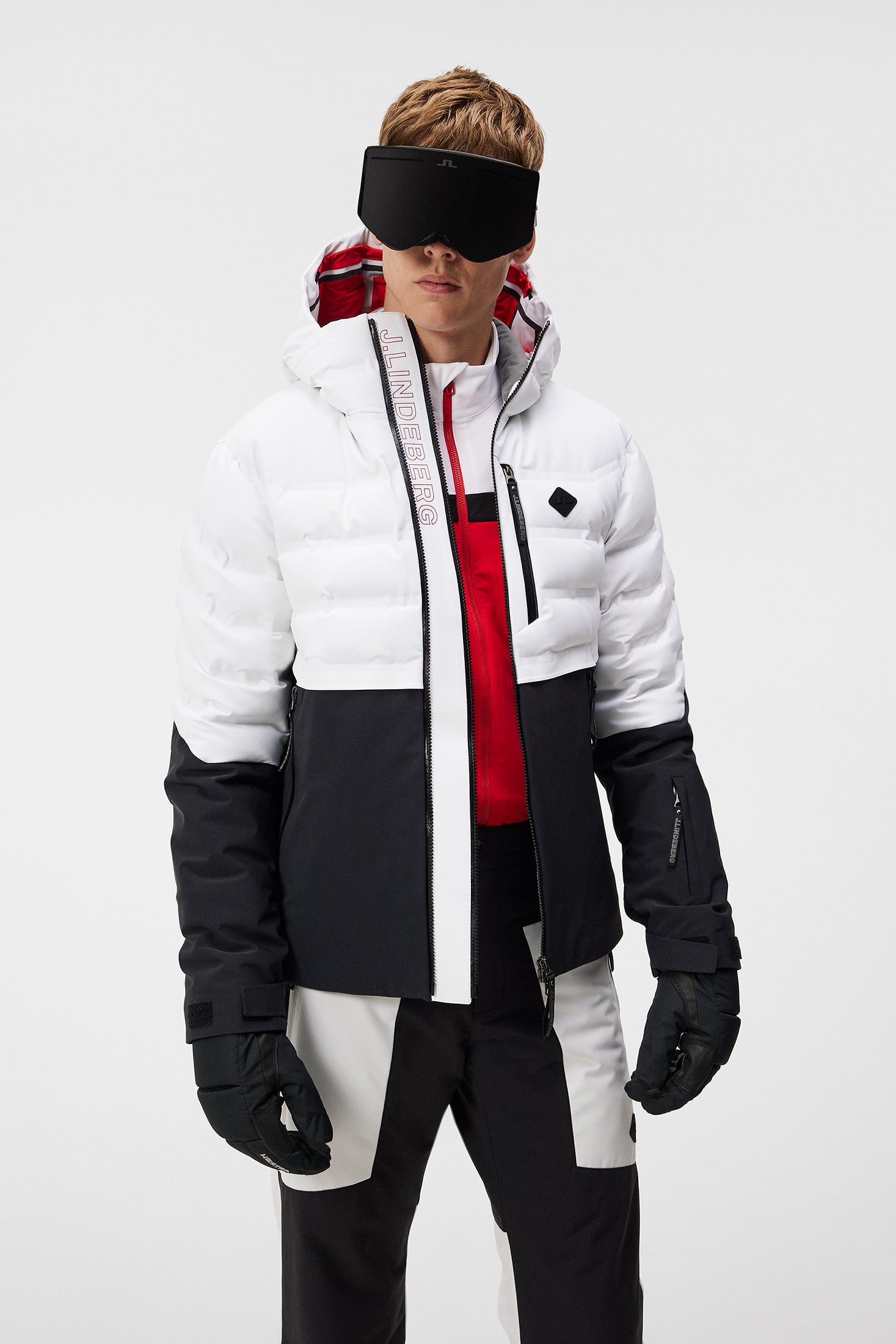 Orbit Hybrid Down Jacket / White