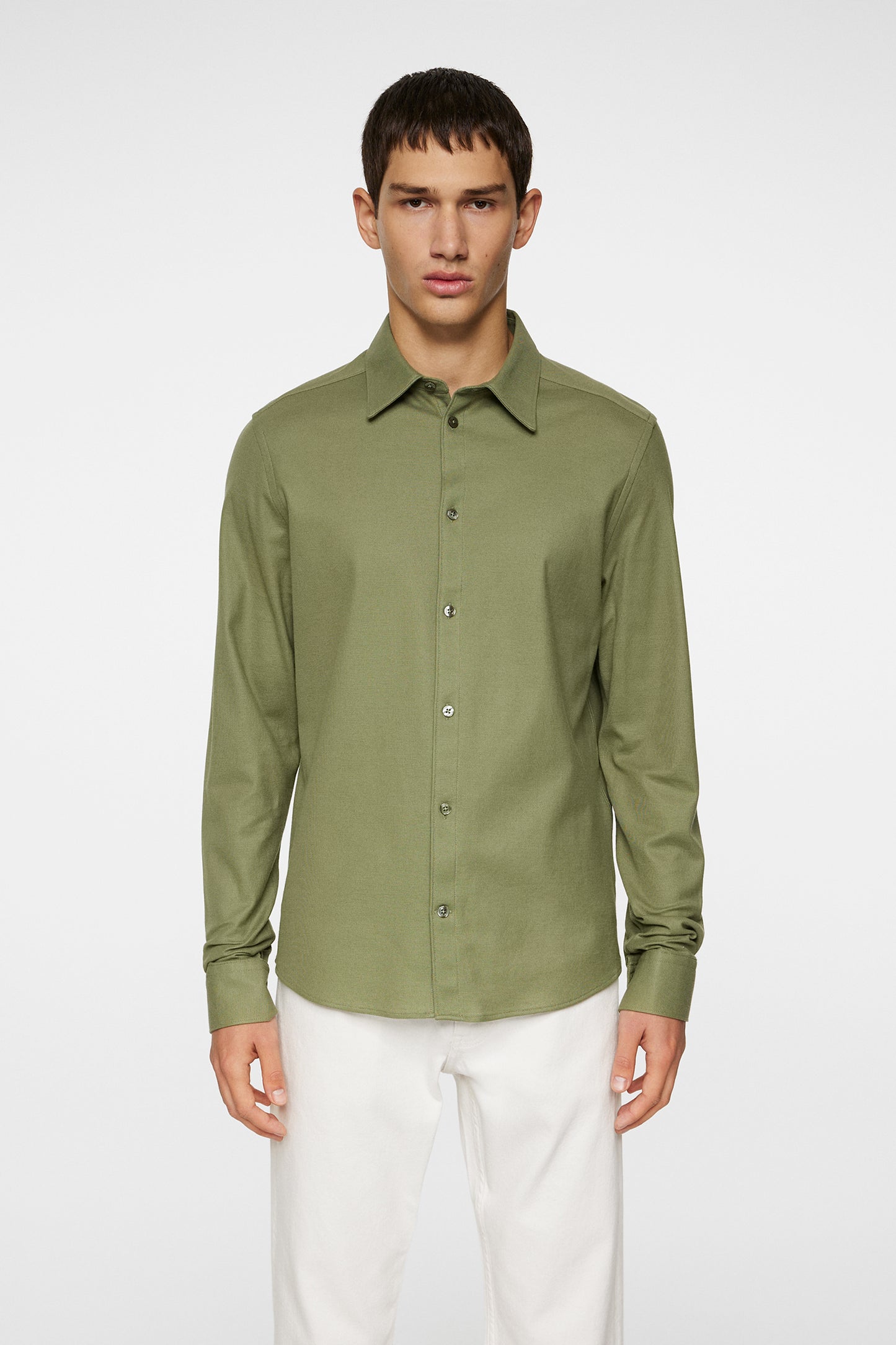 Marlon Jersey Shirt / Olivine