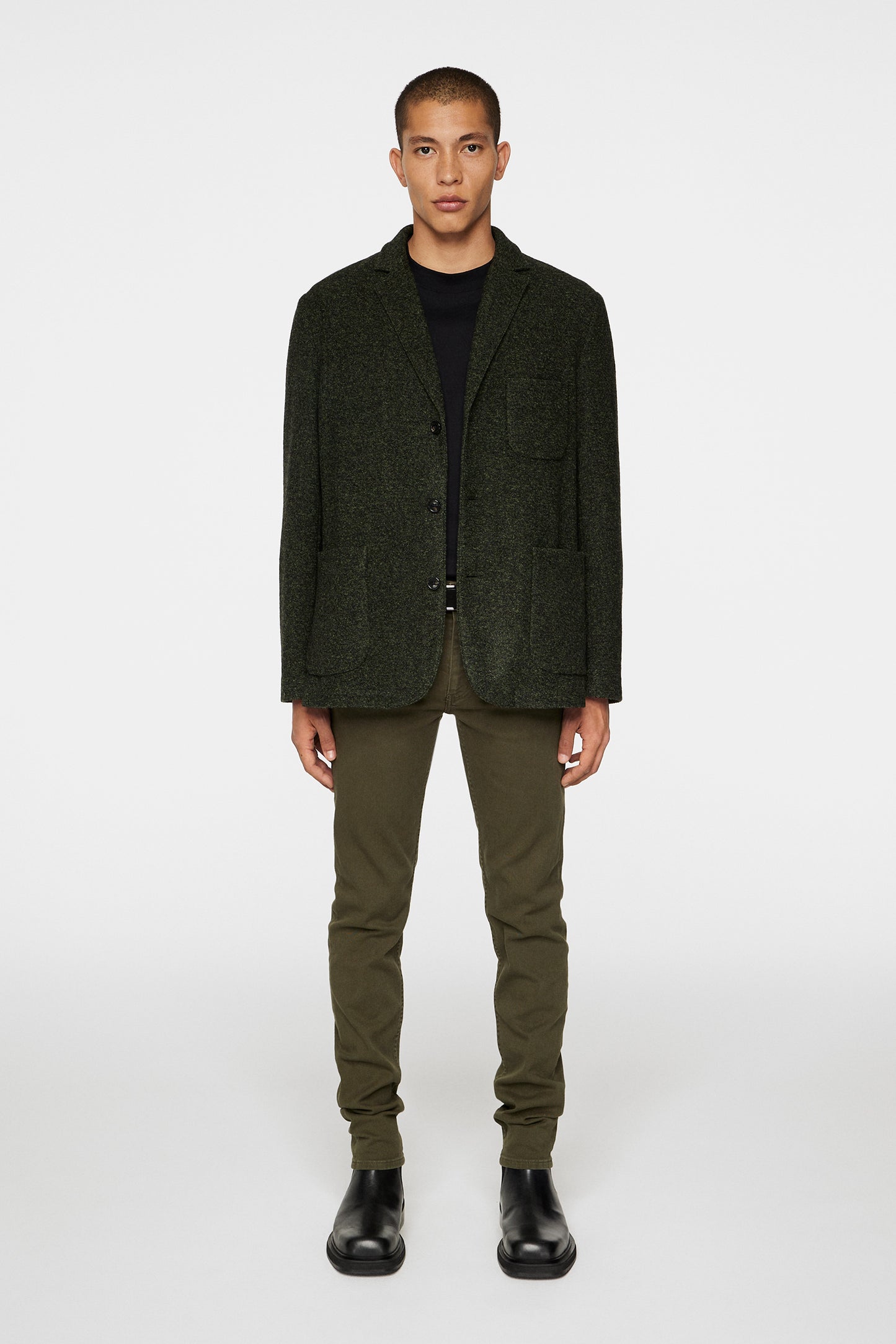 Carlton Cardigan Blazer / Forest Green