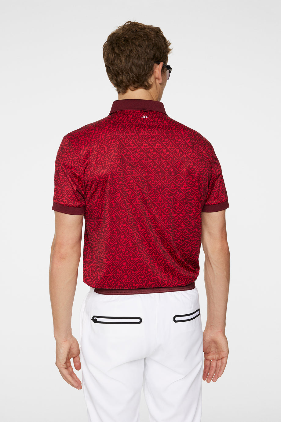 Tour Tech Reg Fit Print Polo / House Of JL Red M