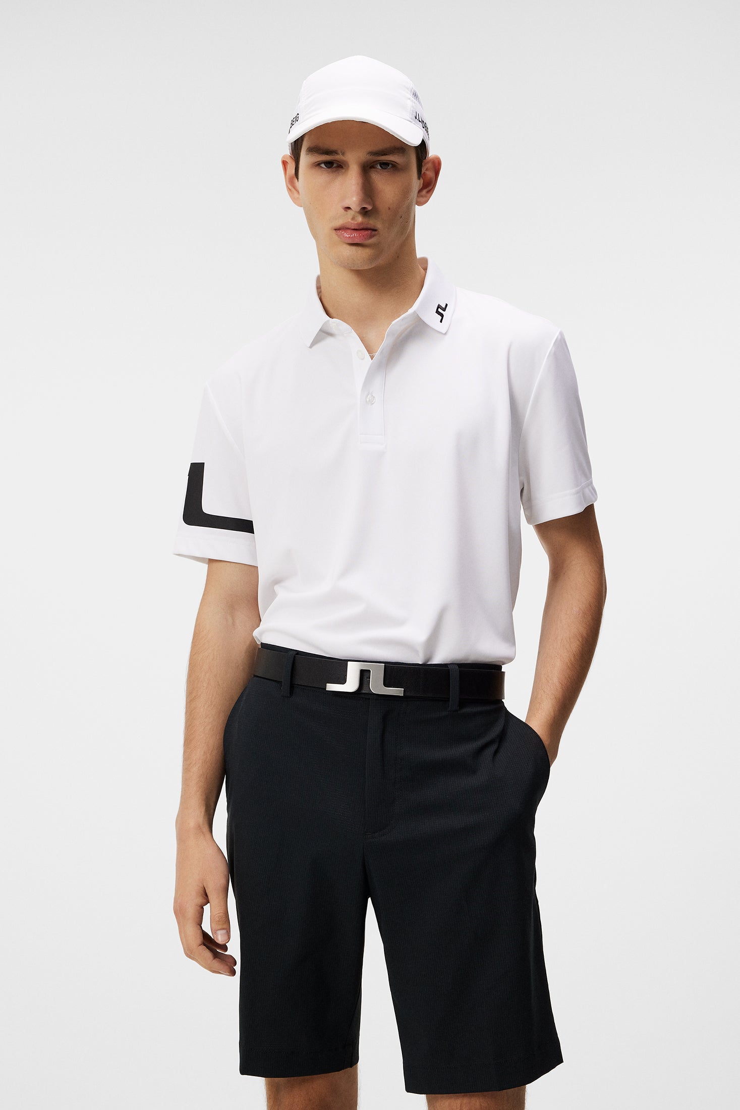 Heath Regular Fit Golf Polo / White – J.Lindeberg