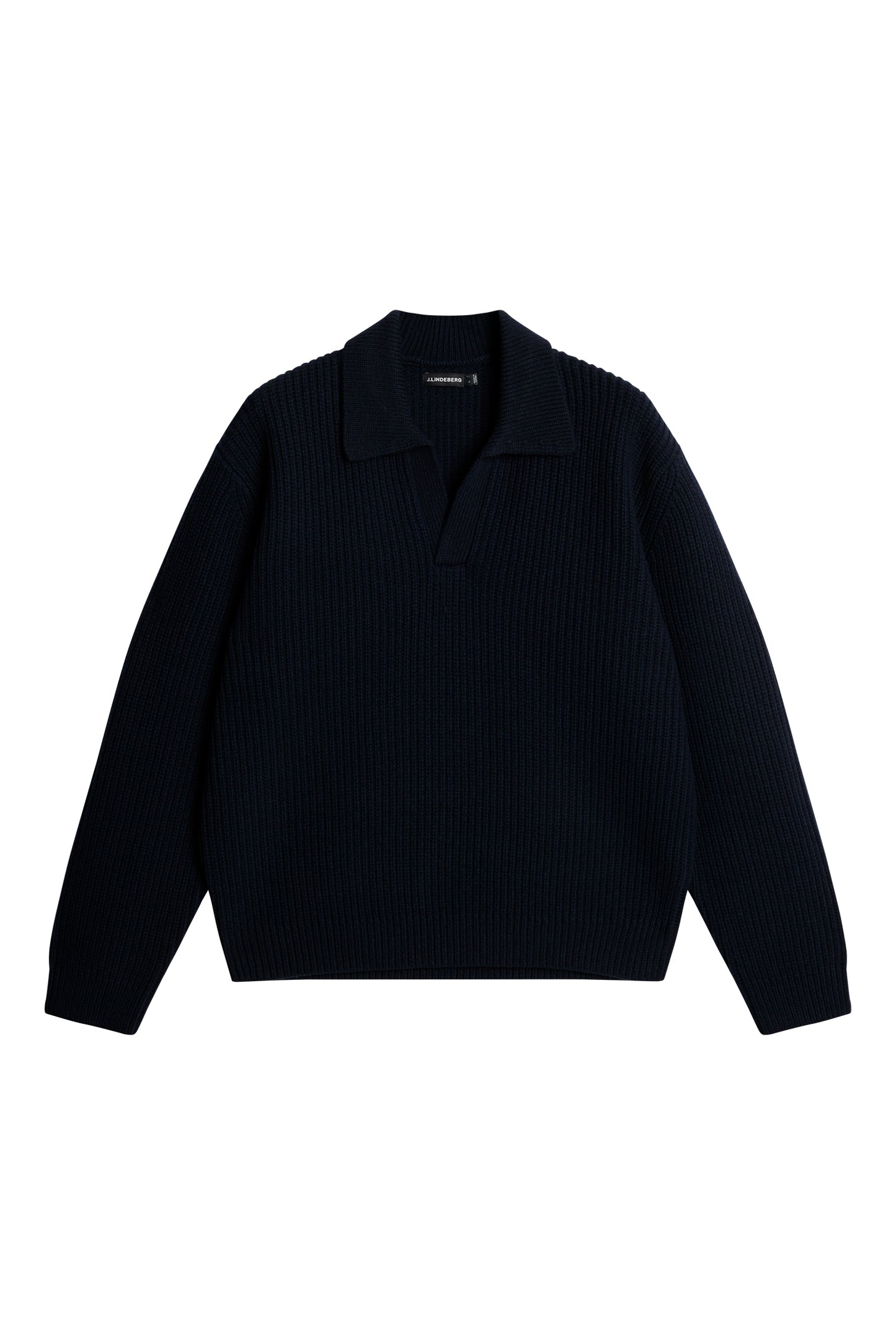 Jethro Heavy Polo Knit / JL Navy