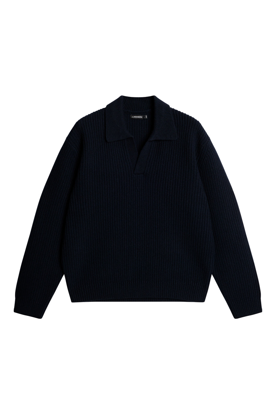 Jethro Heavy Polo Knit / JL Navy