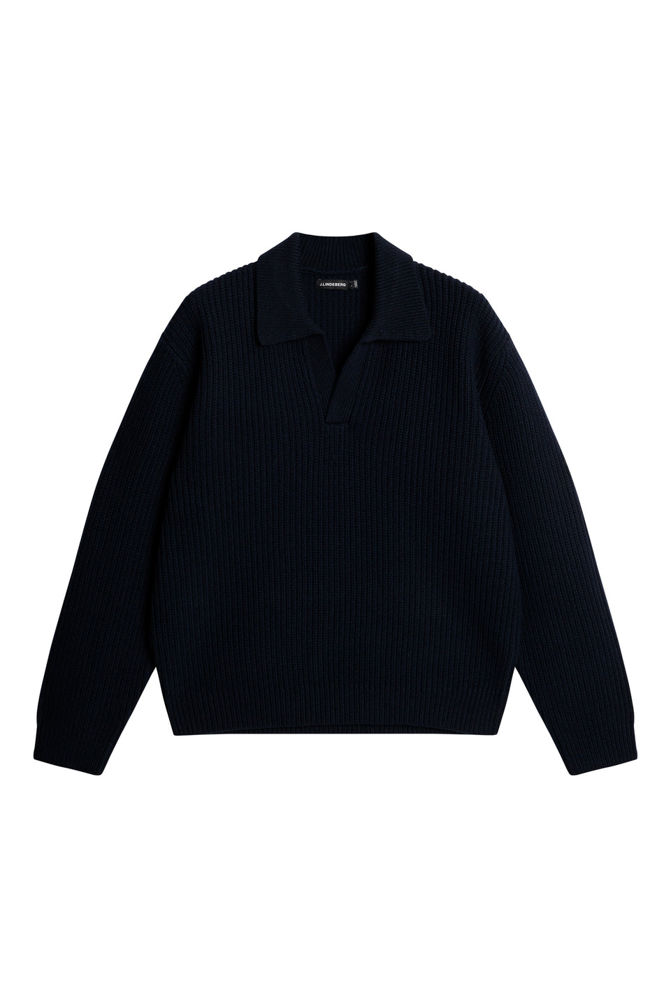 Jethro Heavy Polo Knit / JL Navy