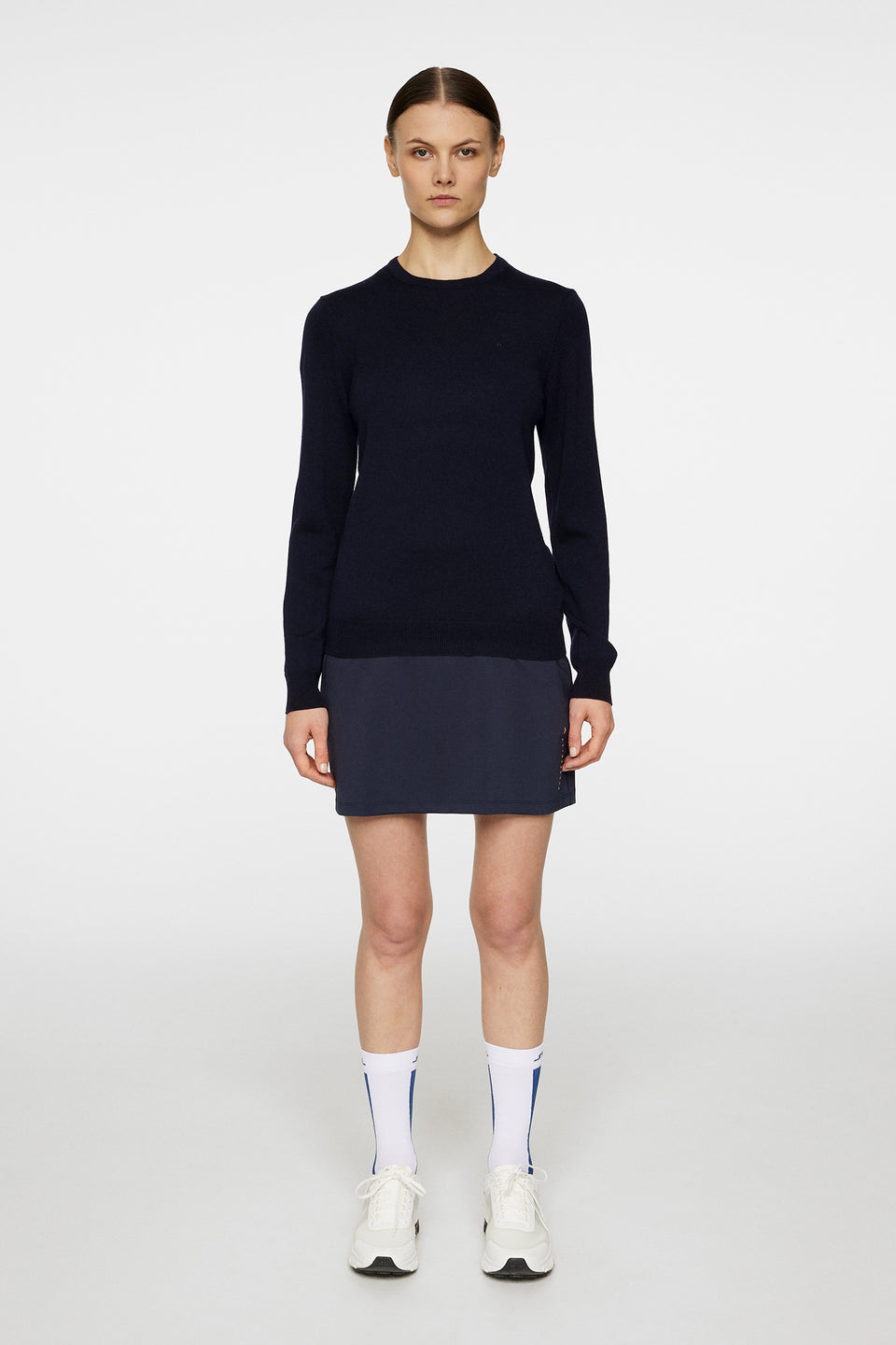 Aria Knitted Sweater / JL Navy