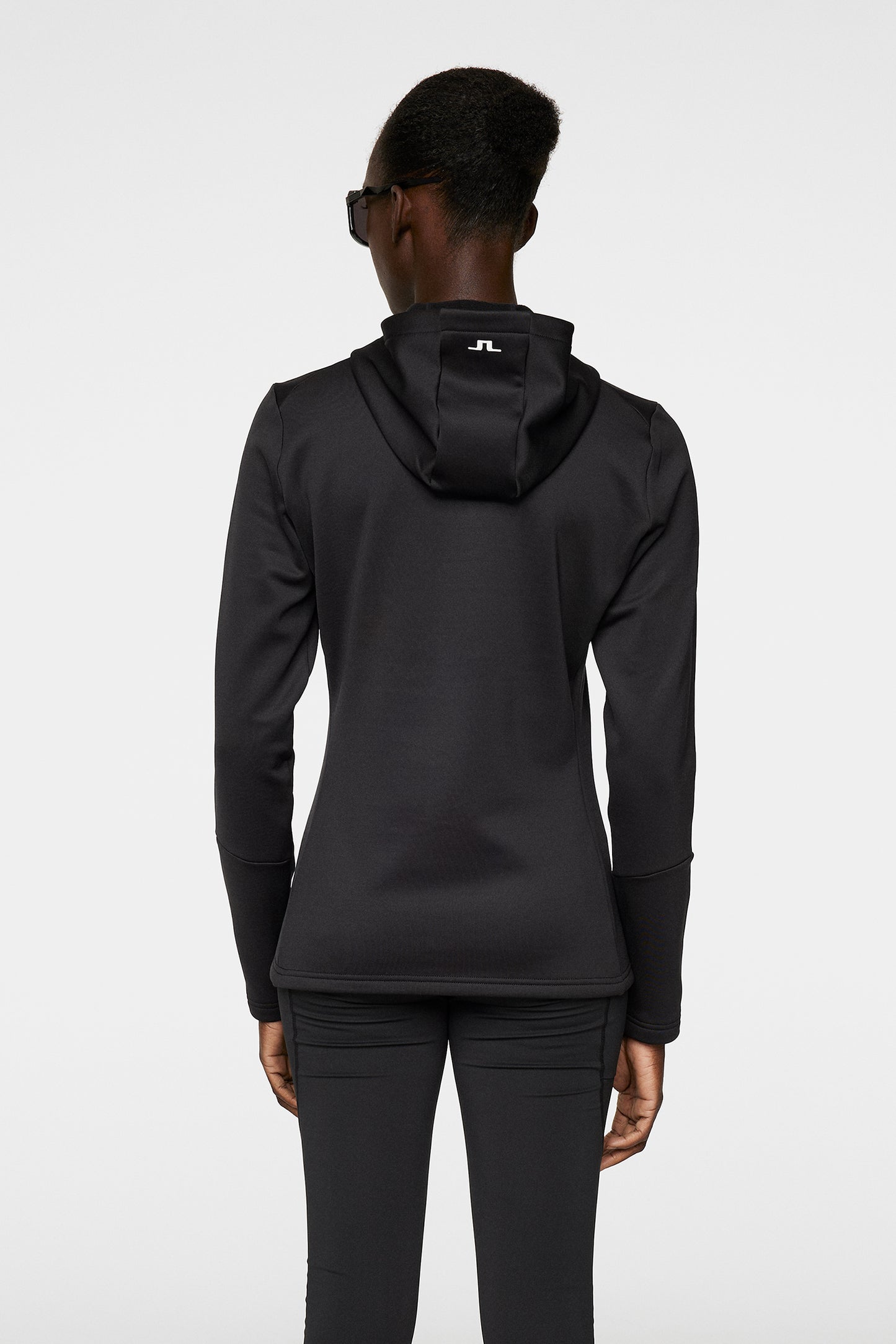 W Aerial Quarter Zip Hood / Black