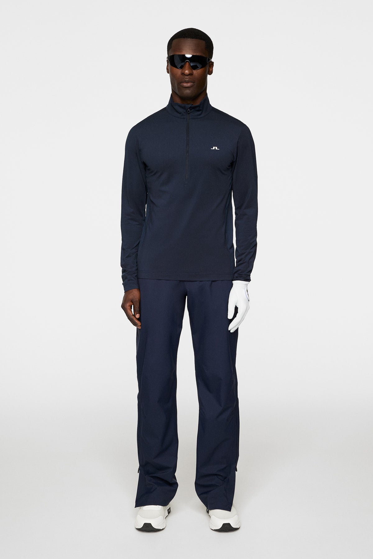 Luke Half Zip Mid Layer / JL Navy