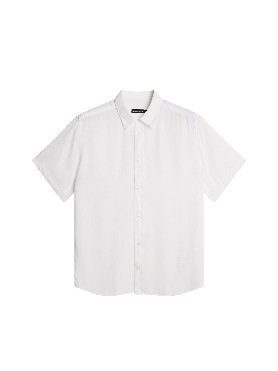 Reg SS Light Tencel Shirt / White