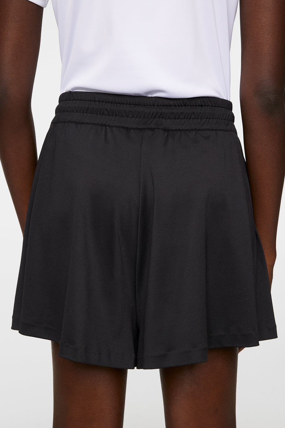 Billie Wide Jersey Shorts / Black