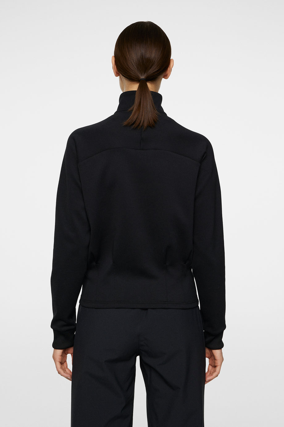 Jodi Quarter Zip Sweatshirt / Black