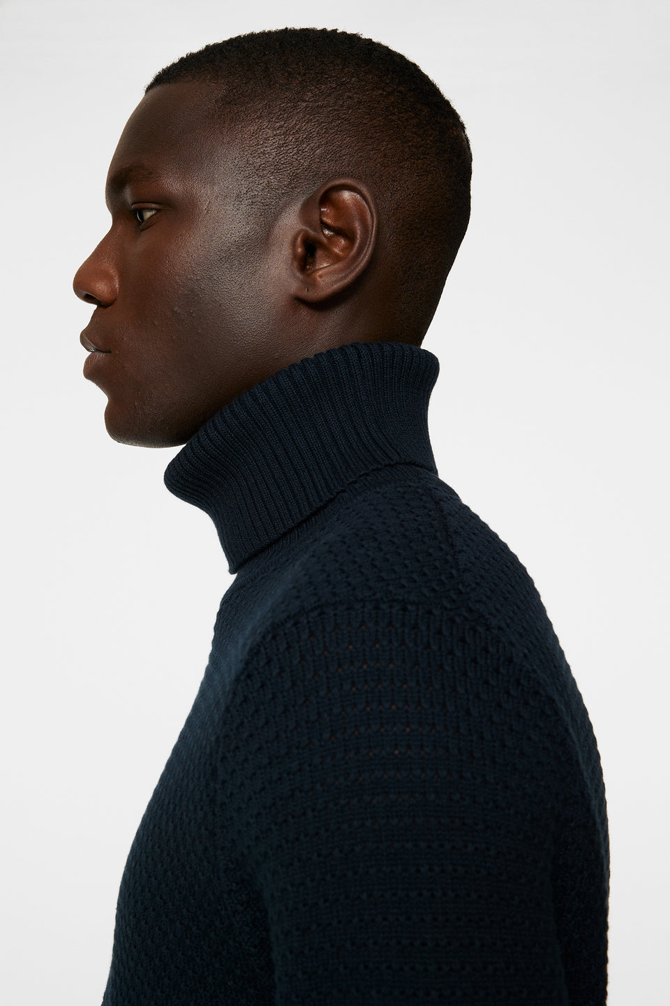 Olivero Turtleneck Sweater / JL Navy