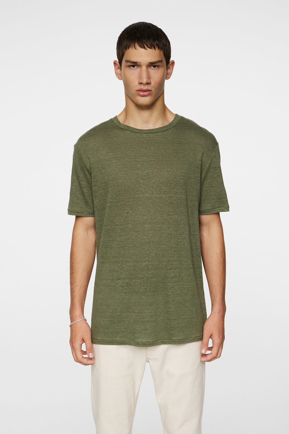 Coma Linen Tee / Olivine