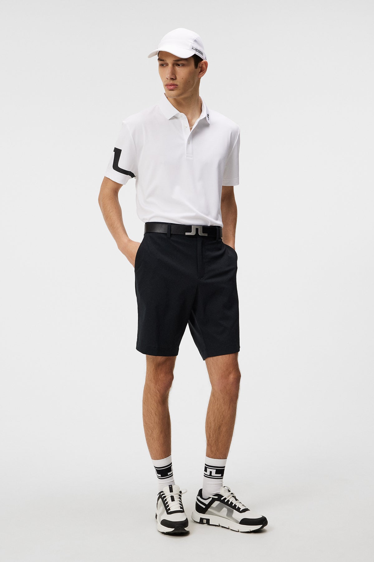 Heath Regular Fit Golf Polo / White – J.Lindeberg