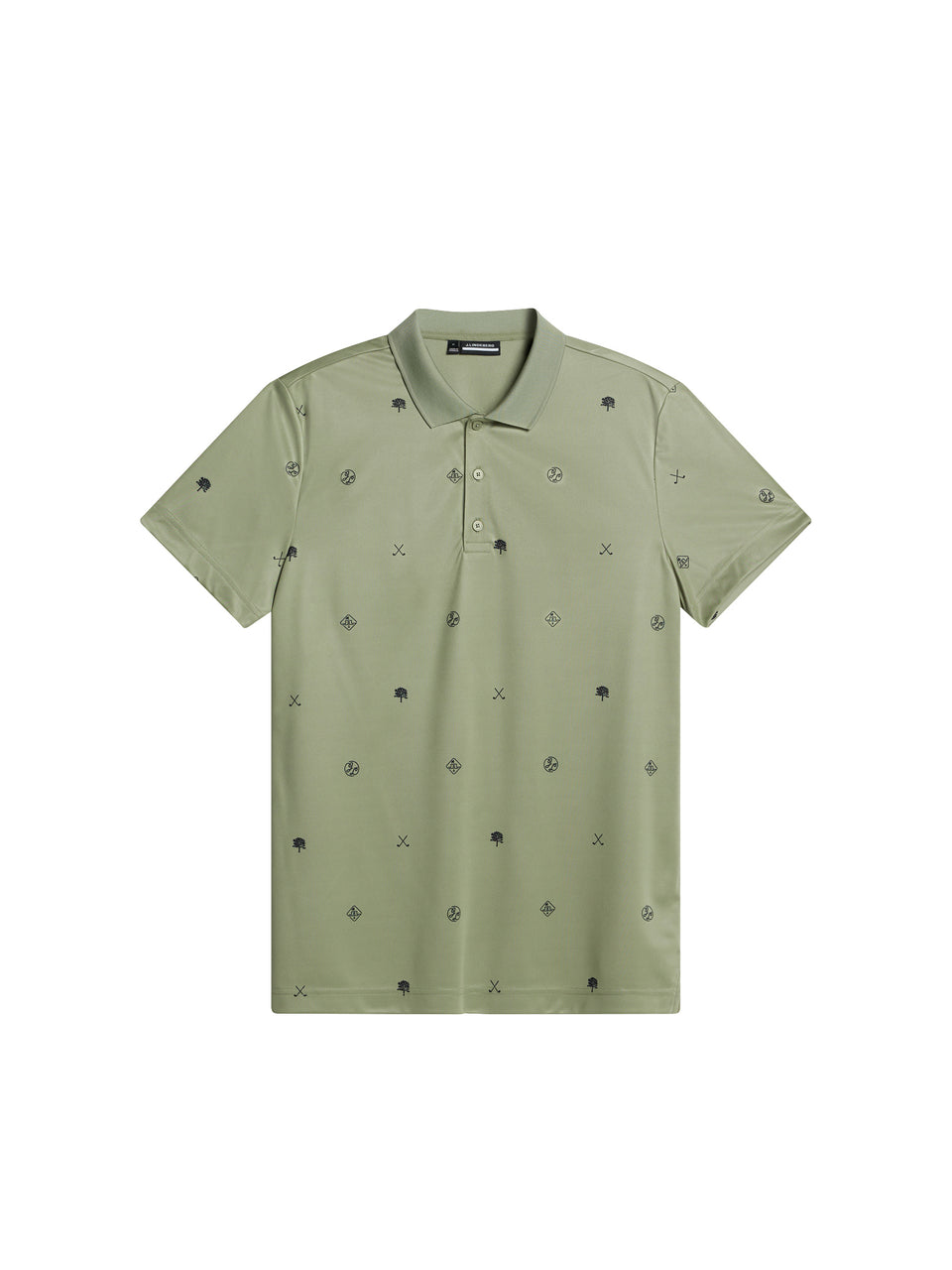 Club House Motif Polo / Golf Micro Olive S