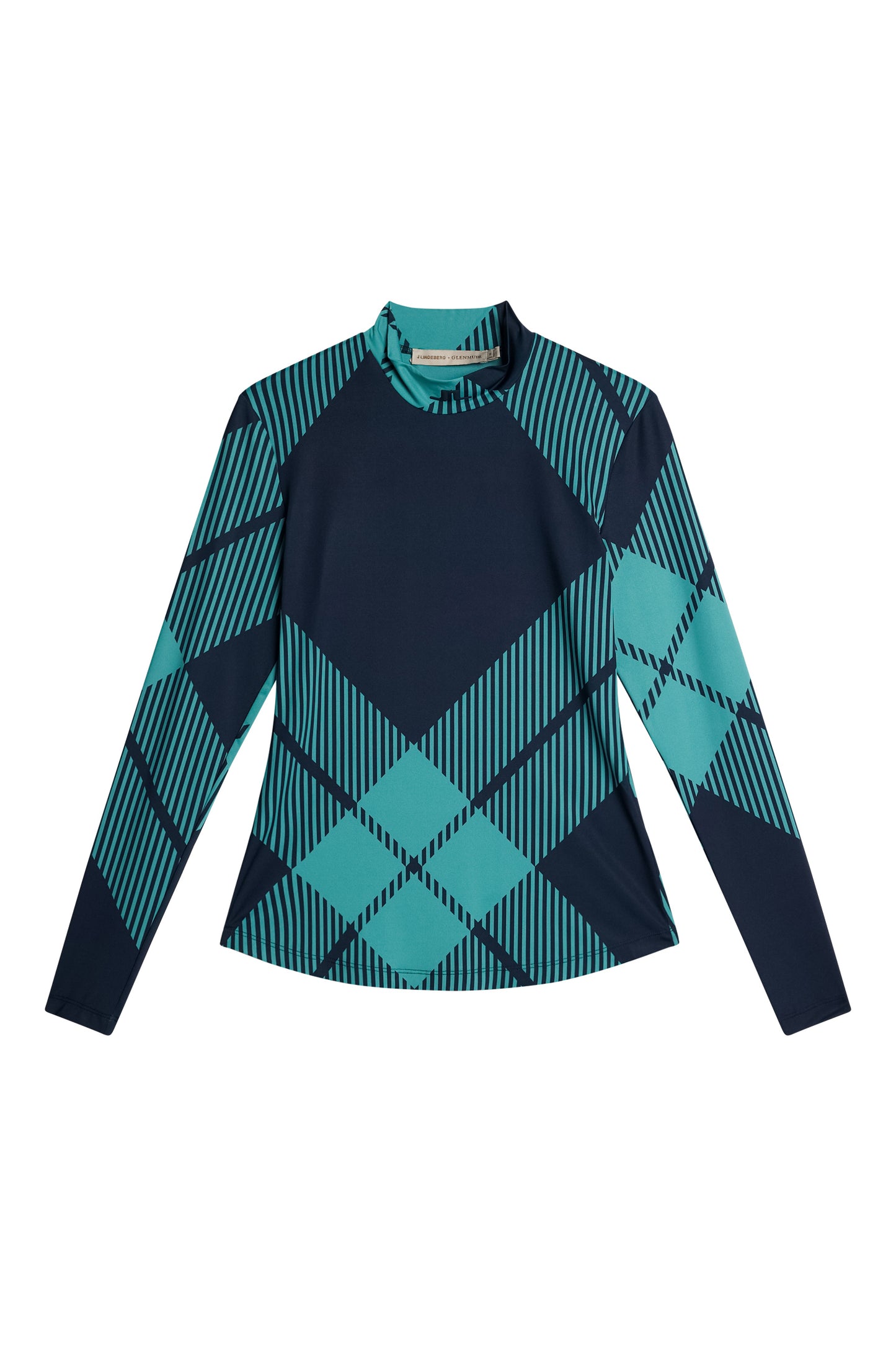 Katena Compression Top / Glenmuir Tartan Teal L