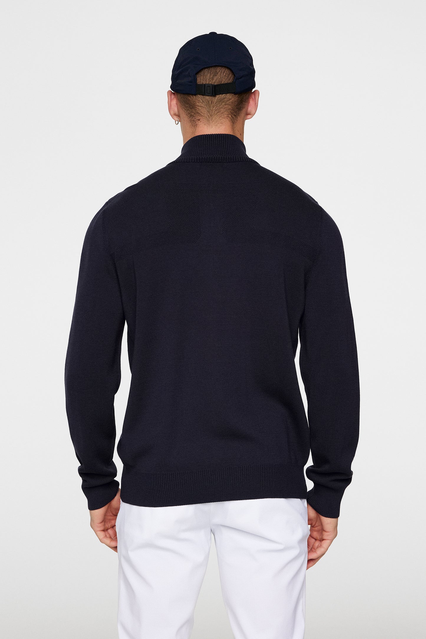 Bridge Knitted  Hybrid Sweater / JL Navy