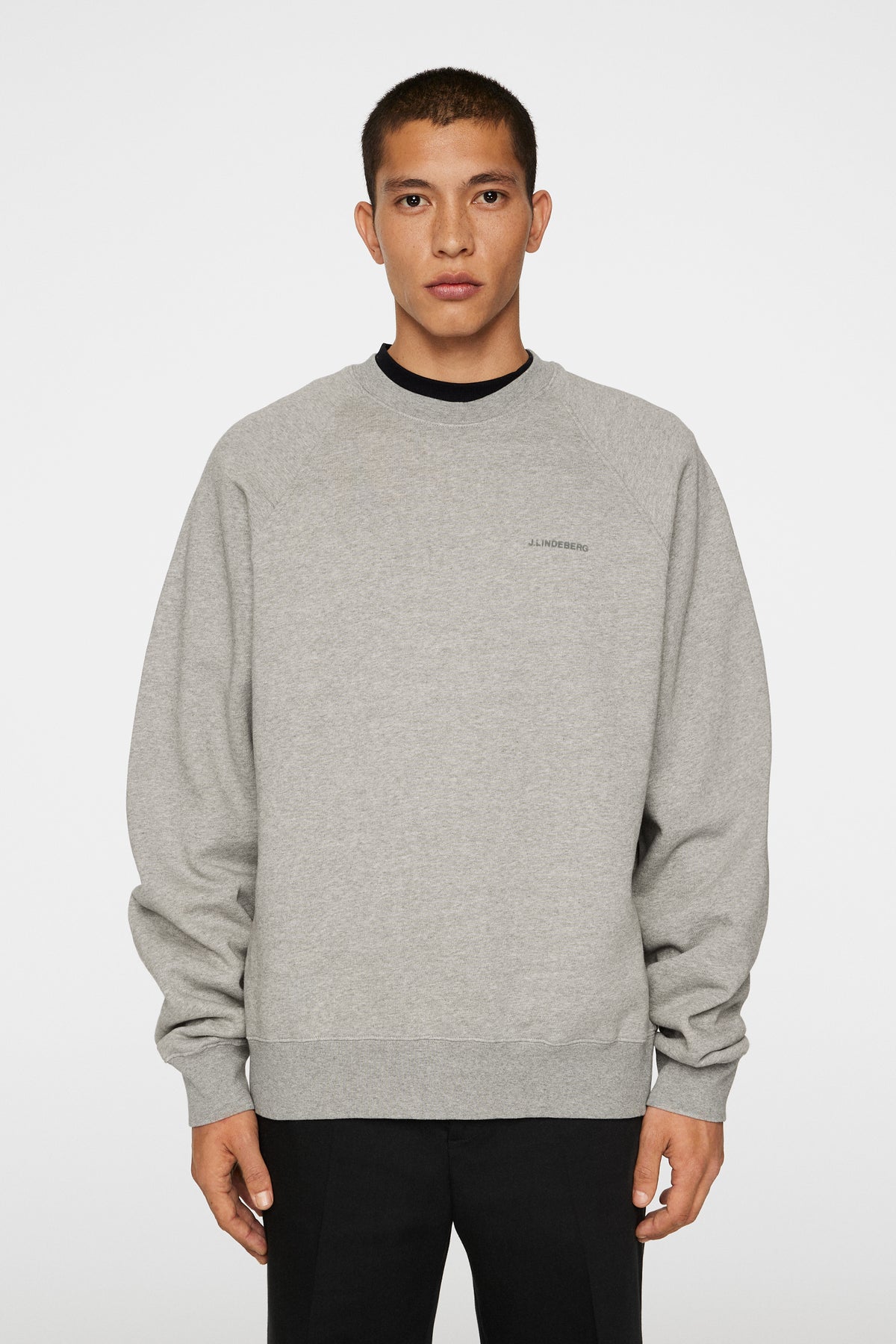 Callan Crew Neck / Light Grey Melange