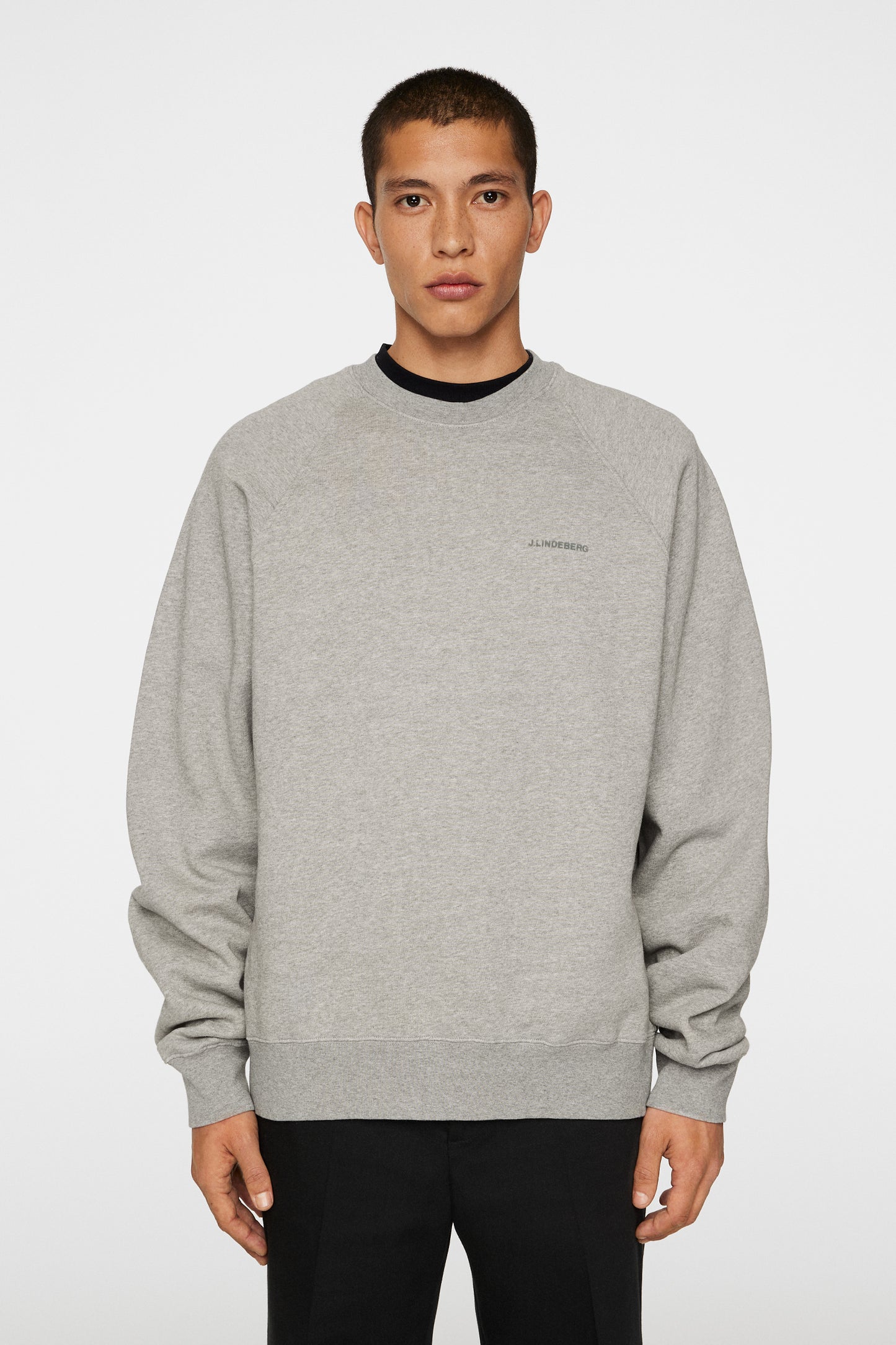 Callan Crew Neck / Light Grey Melange