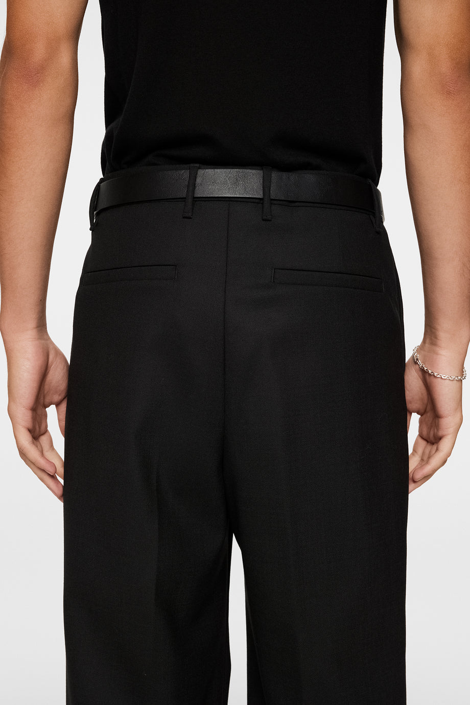 Sonny Wide Dinner Pants / Black