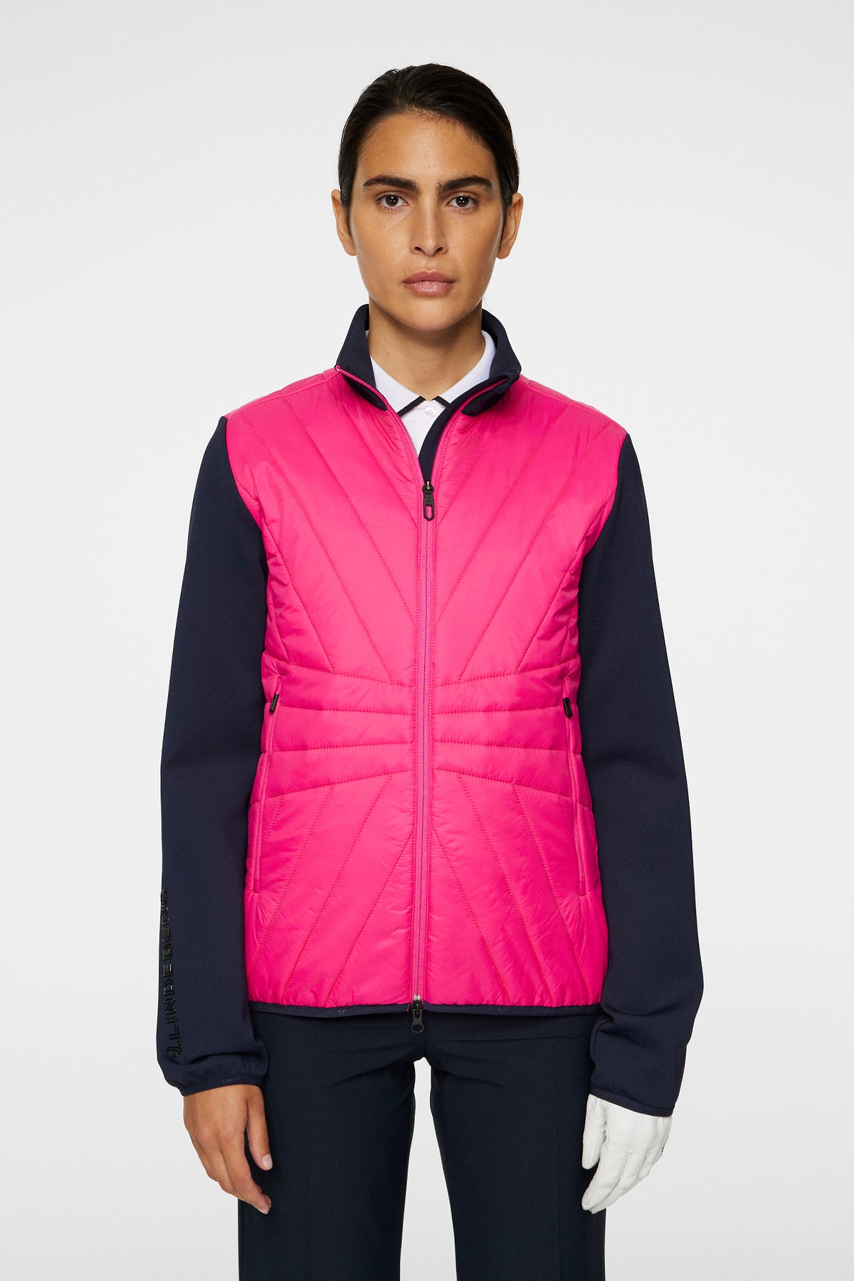 Holma Quilt Hybrid Jacket / Pink Peacock