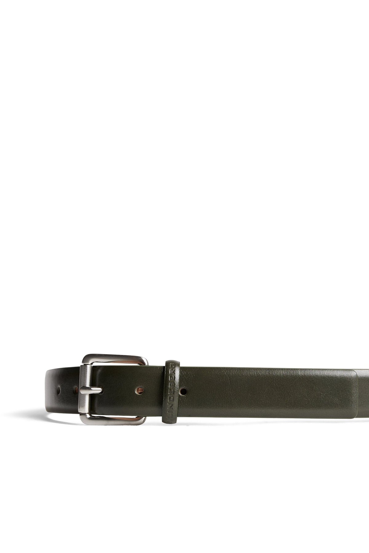 Bill Leather Belt / Forest Green