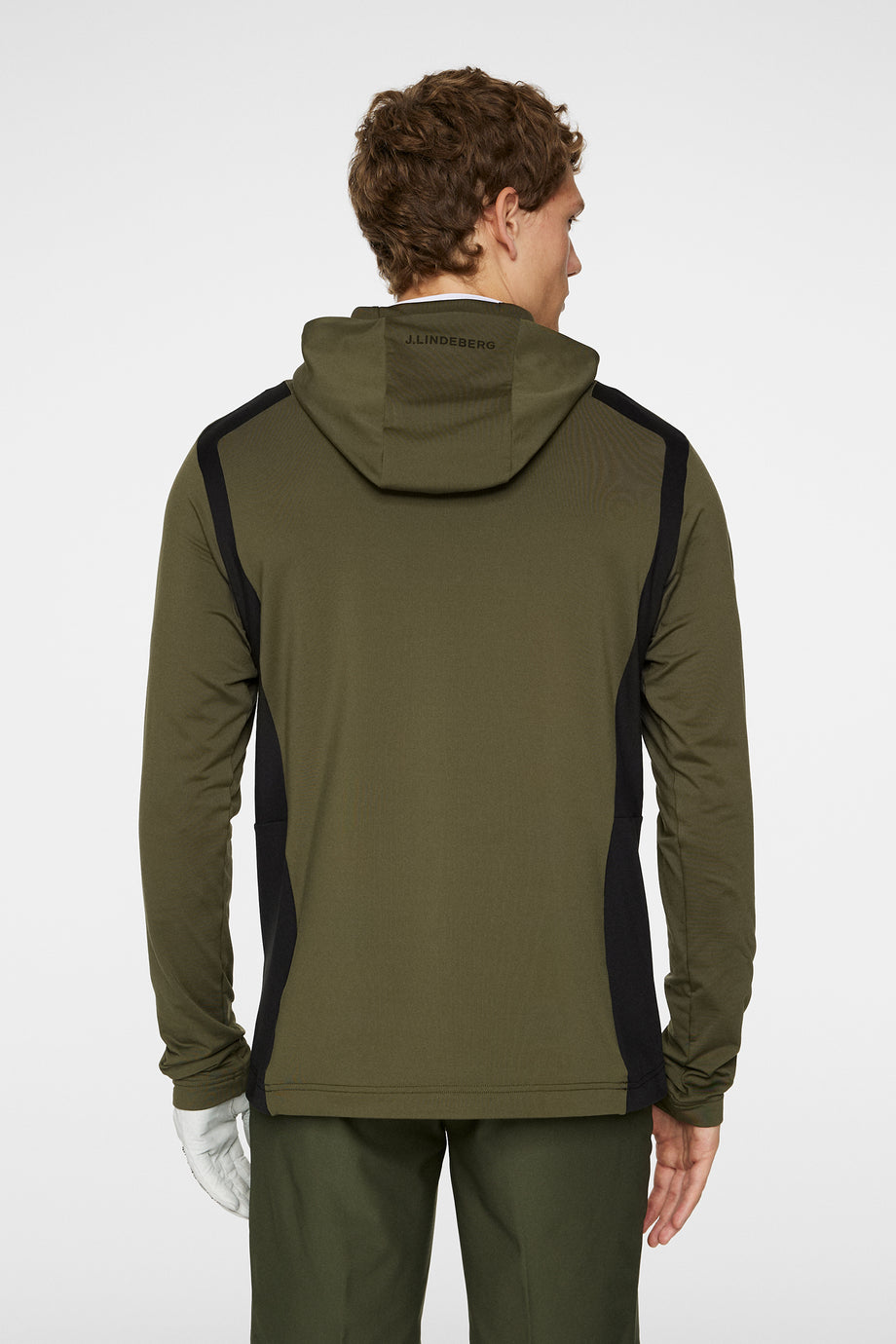 Lukas Quarter Zip Hood / Forest Green