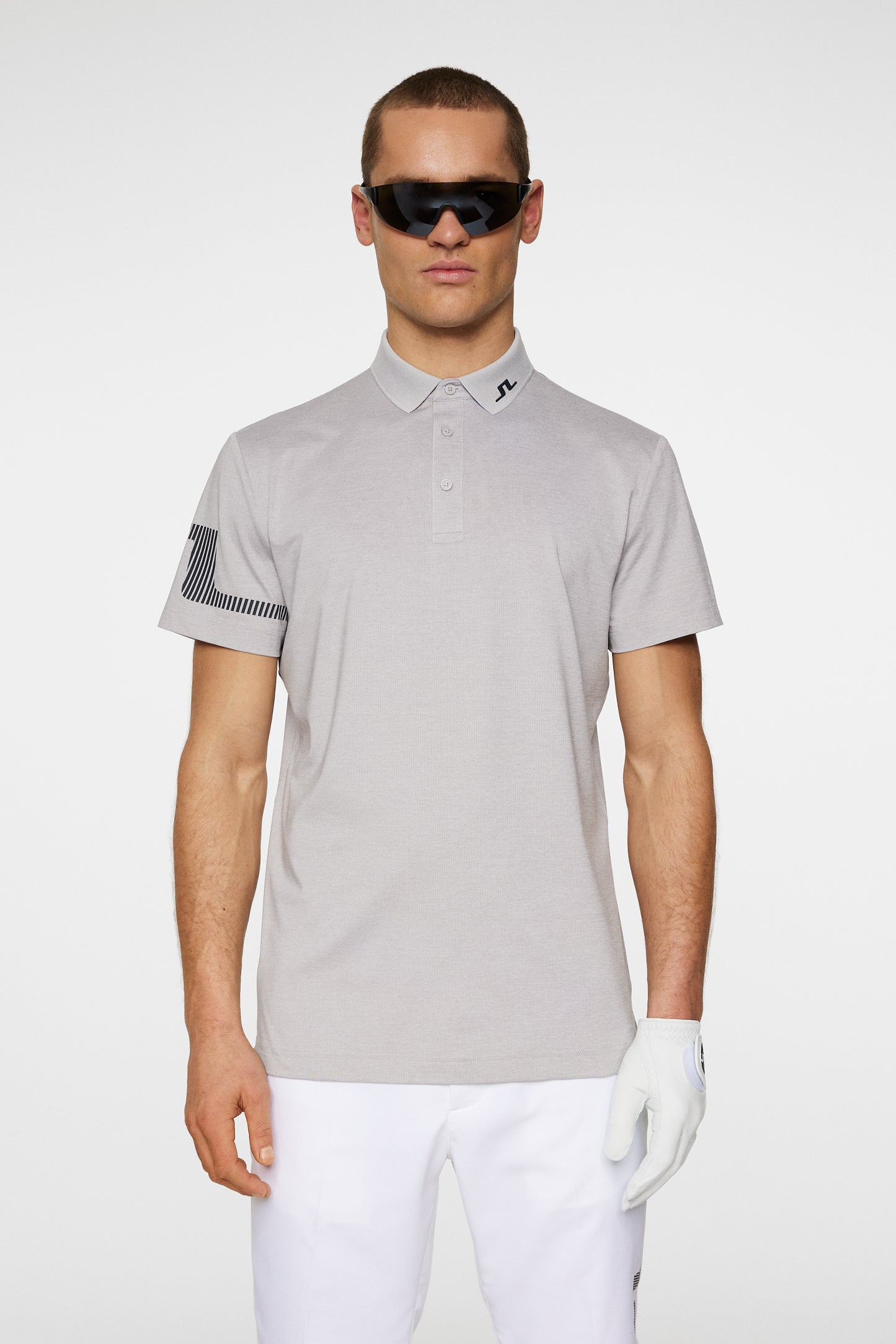 Heath Strike Polo / Light Grey Melange