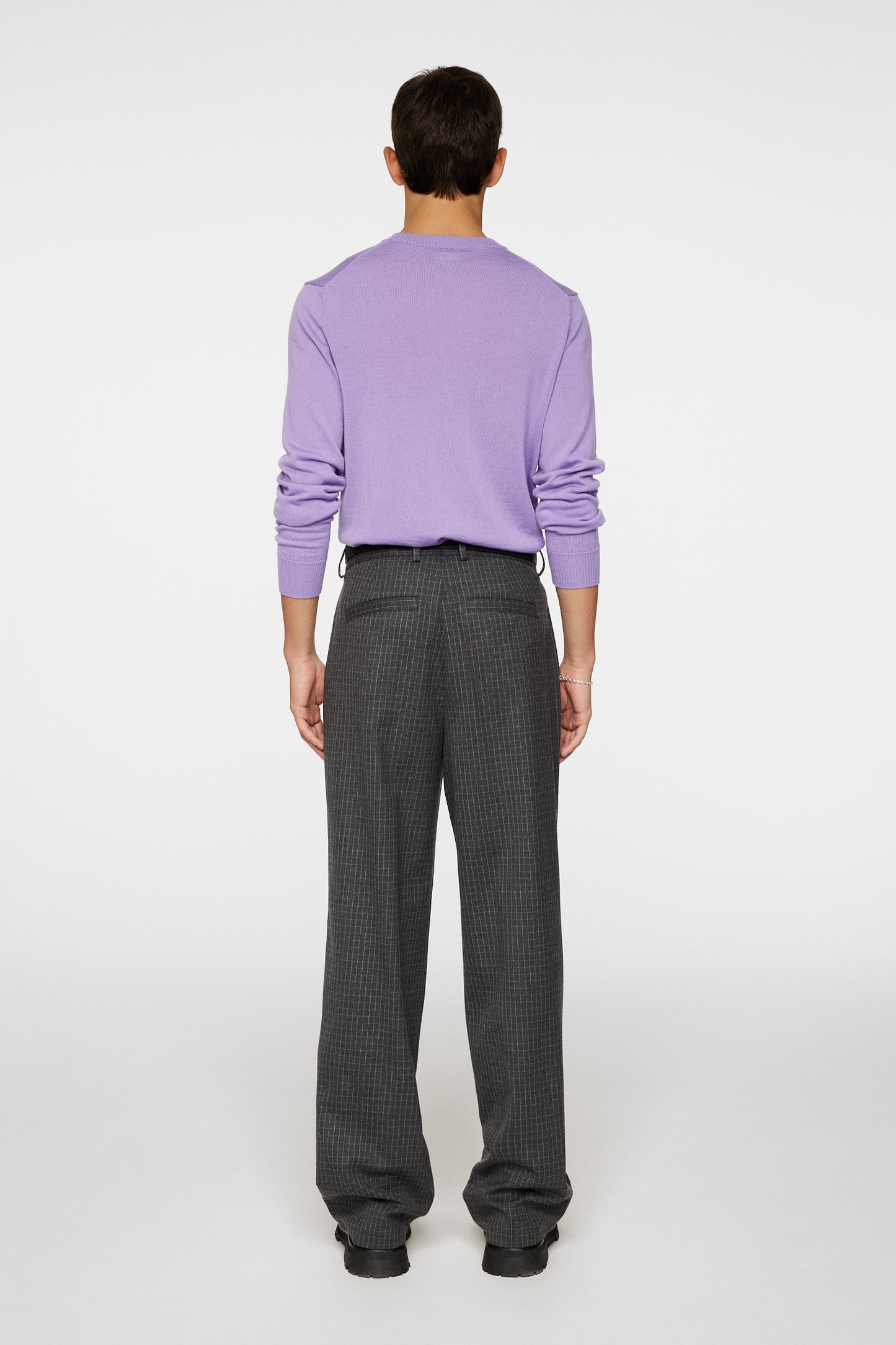 Gaspard Wool Ripstop Pants / Lava Smoke