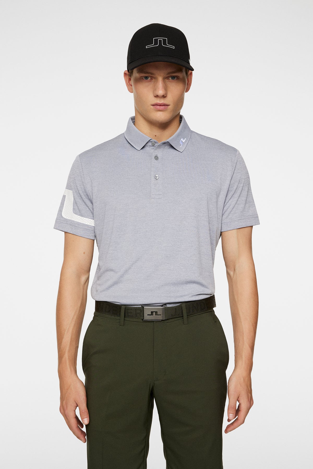 Heath Regular Fit Polo / Medium Grey Melange