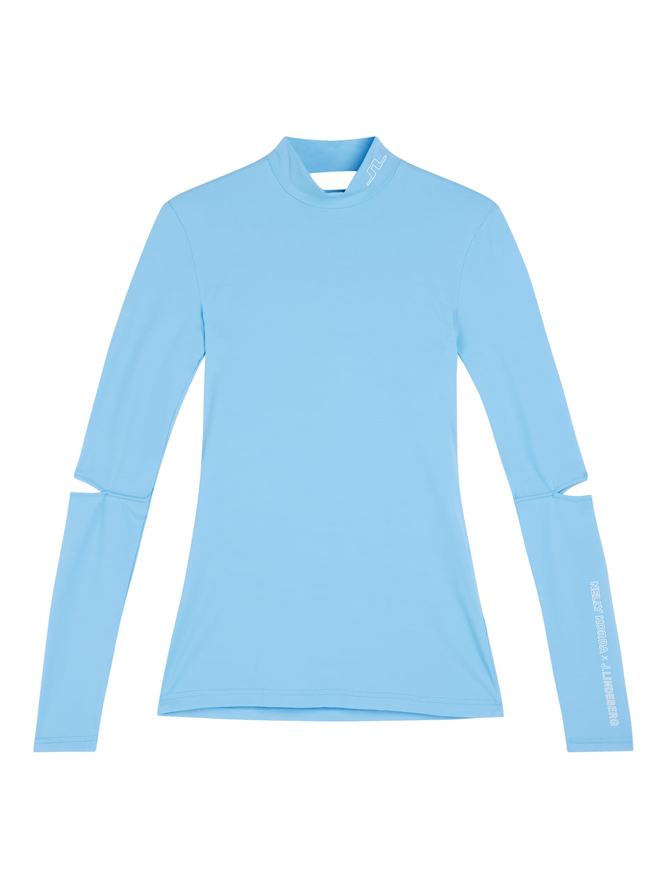 NK Mock Neck LS Golf Top / Little Boy Blue