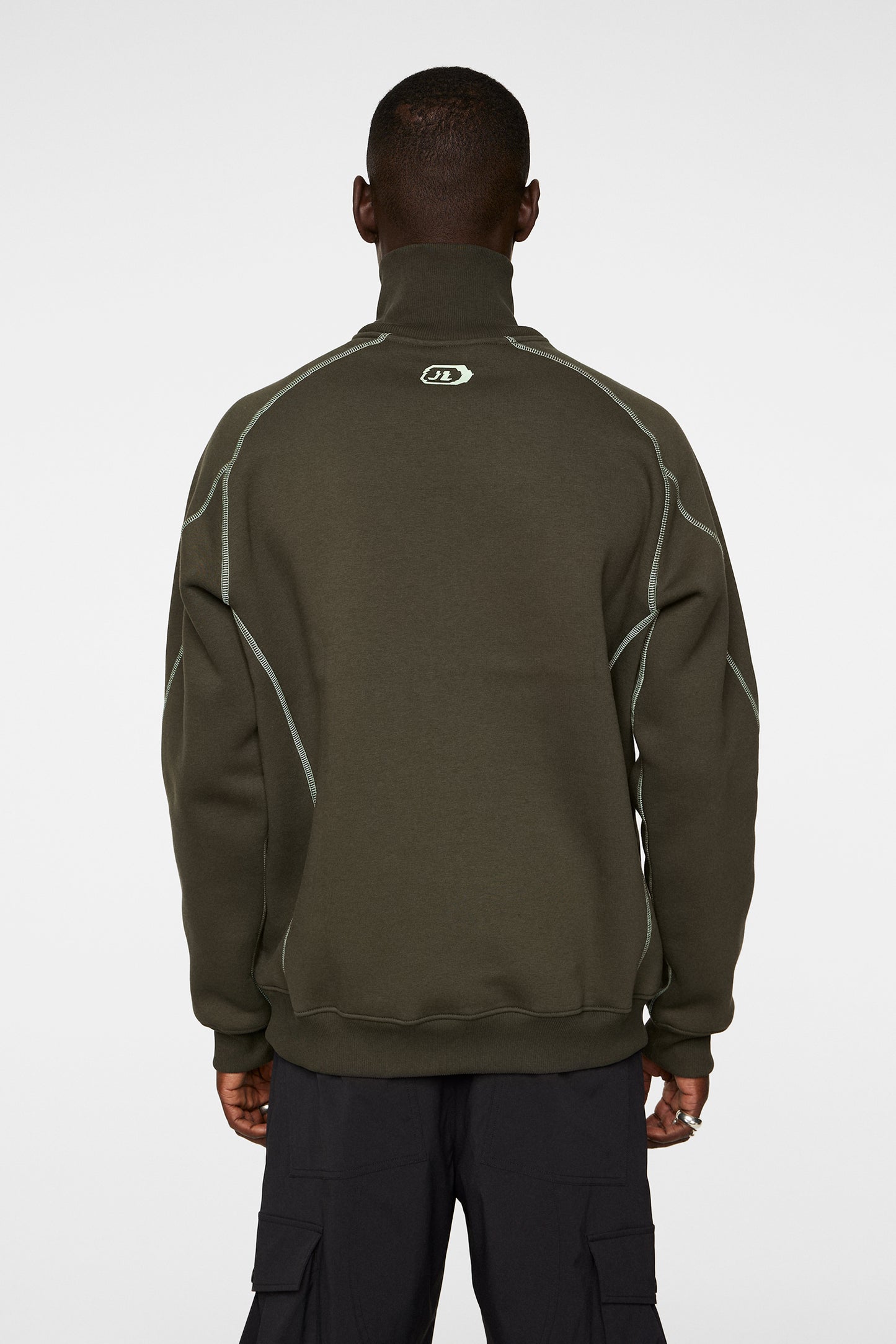 Canter Quarter Zip Sweat / Forest Green