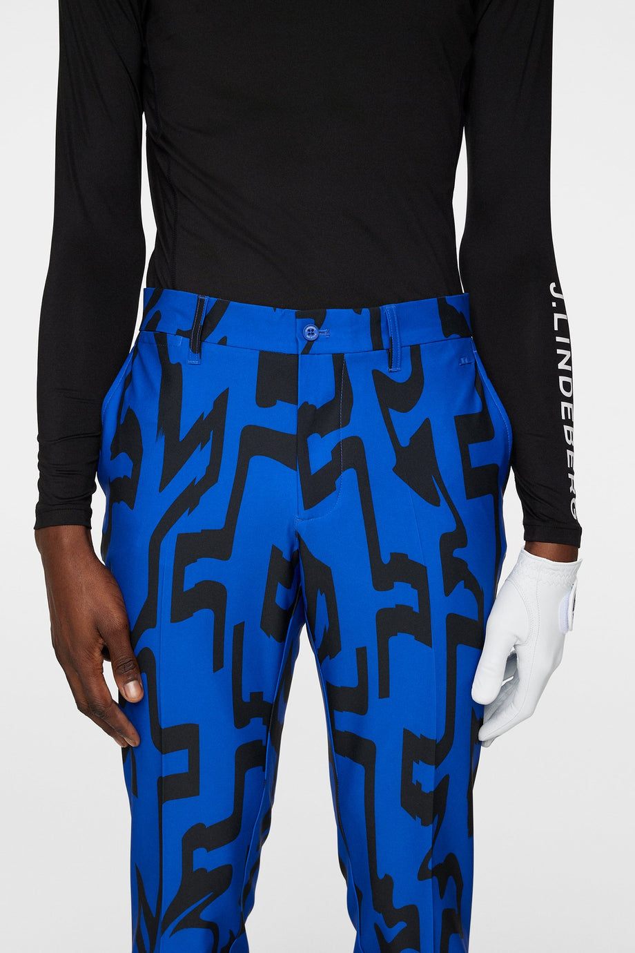 Ellott Print Pant / Glitch Bridge Blue