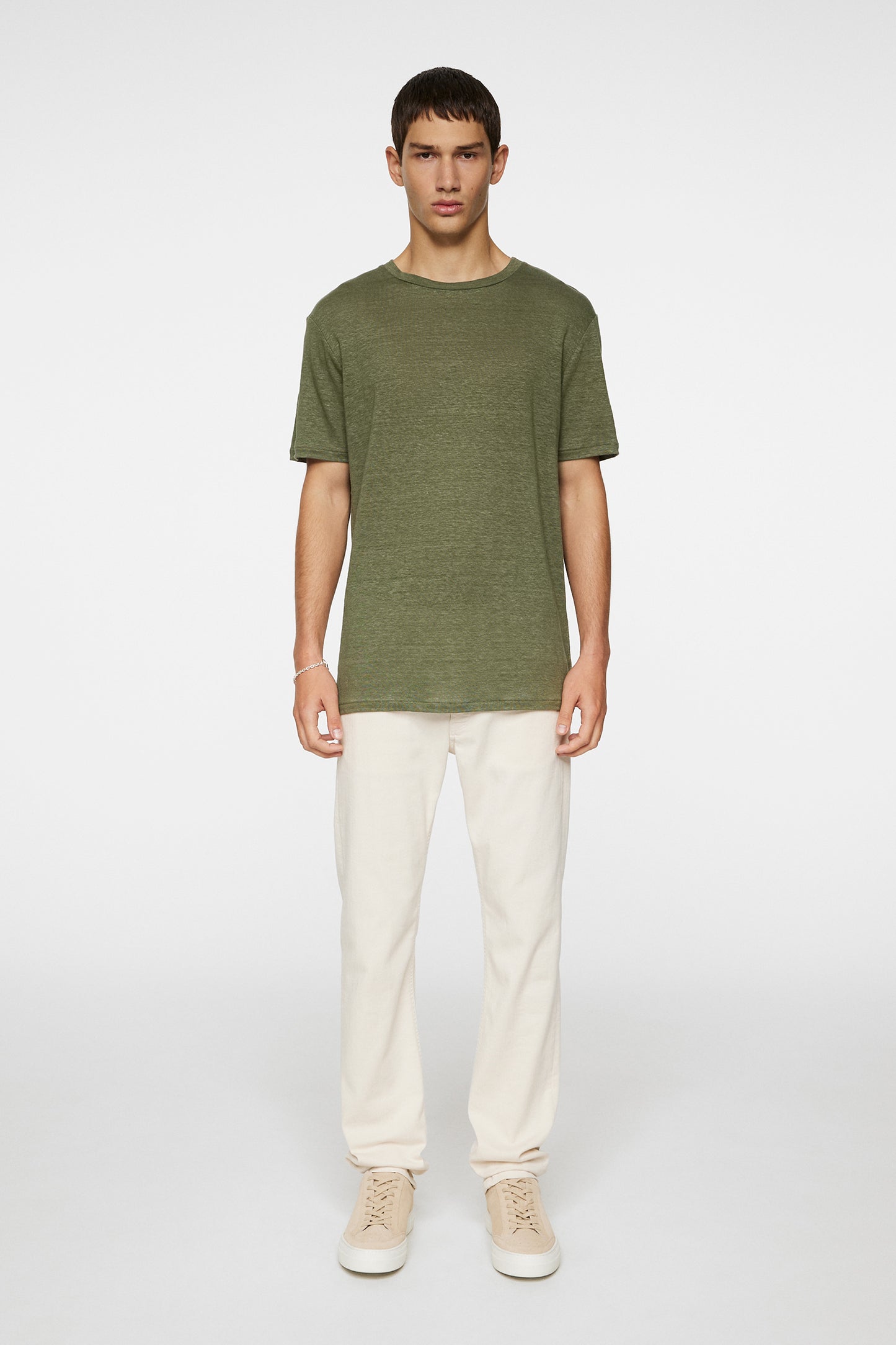 Coma Linen Tee / Olivine