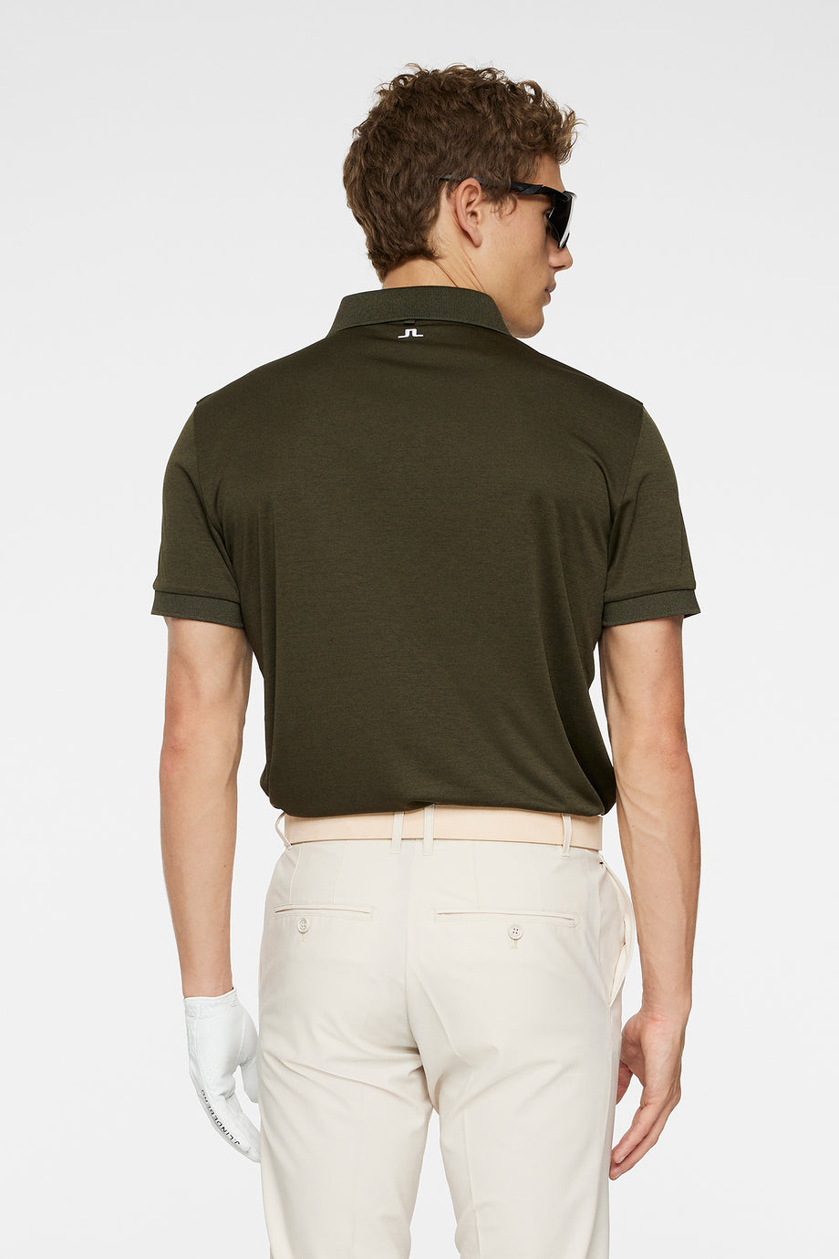 Tour Tech Slim Fit Polo / Forest Green Melange