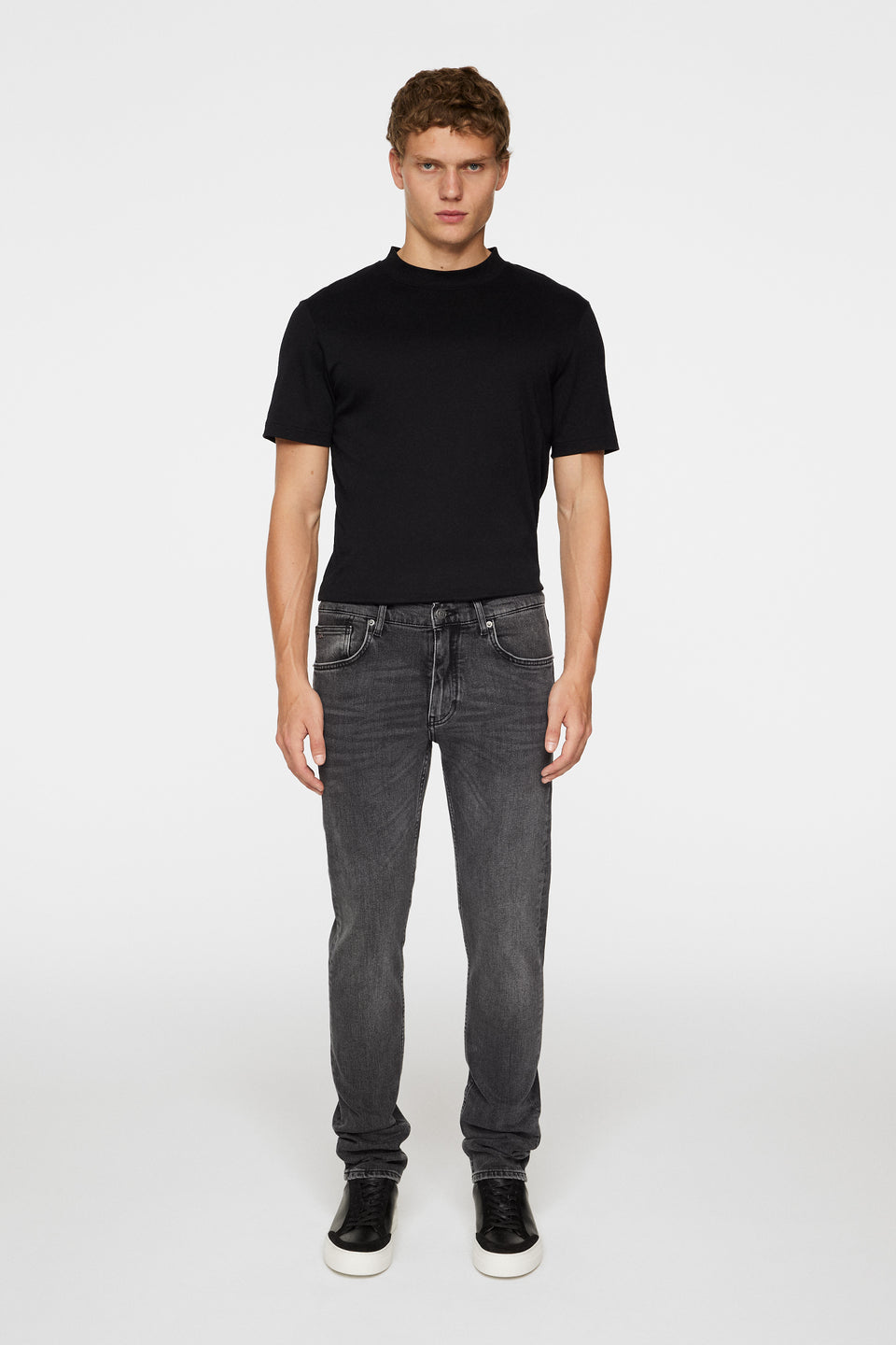 Jay Slate Wash Slim Jeans / Granite Gray